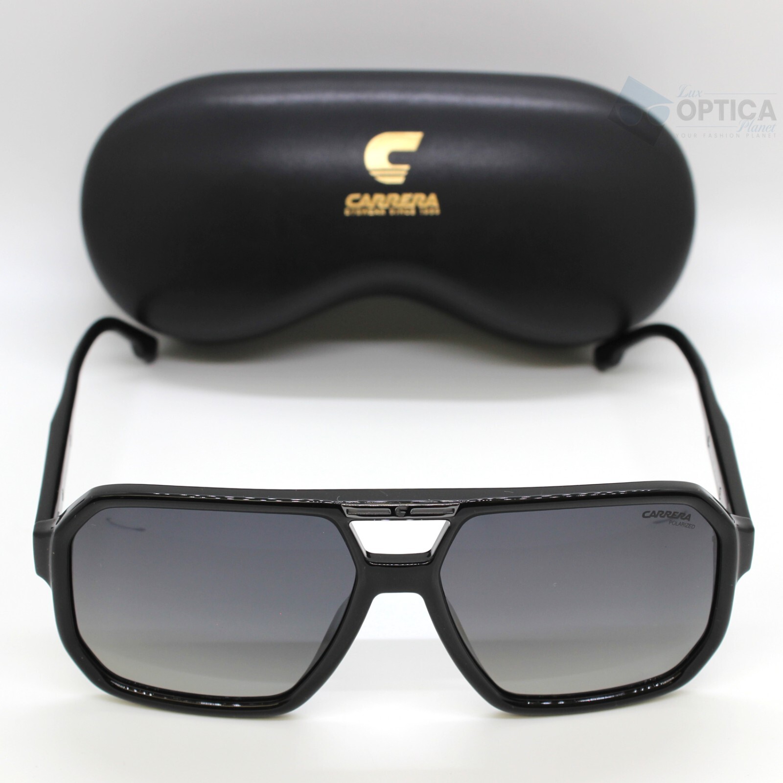 NEW Carrera VICTORY C 01/S 807 Polarized Aviator Sunglasses Men Black 60mm