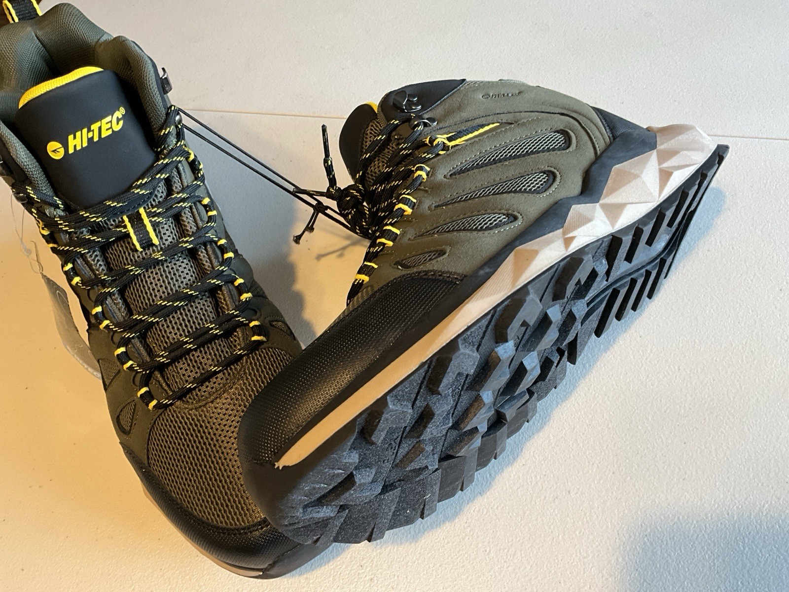 HI-TECH Valley Geo Mid Hiking Boots CH80293M-GBY Men’s Size 13M