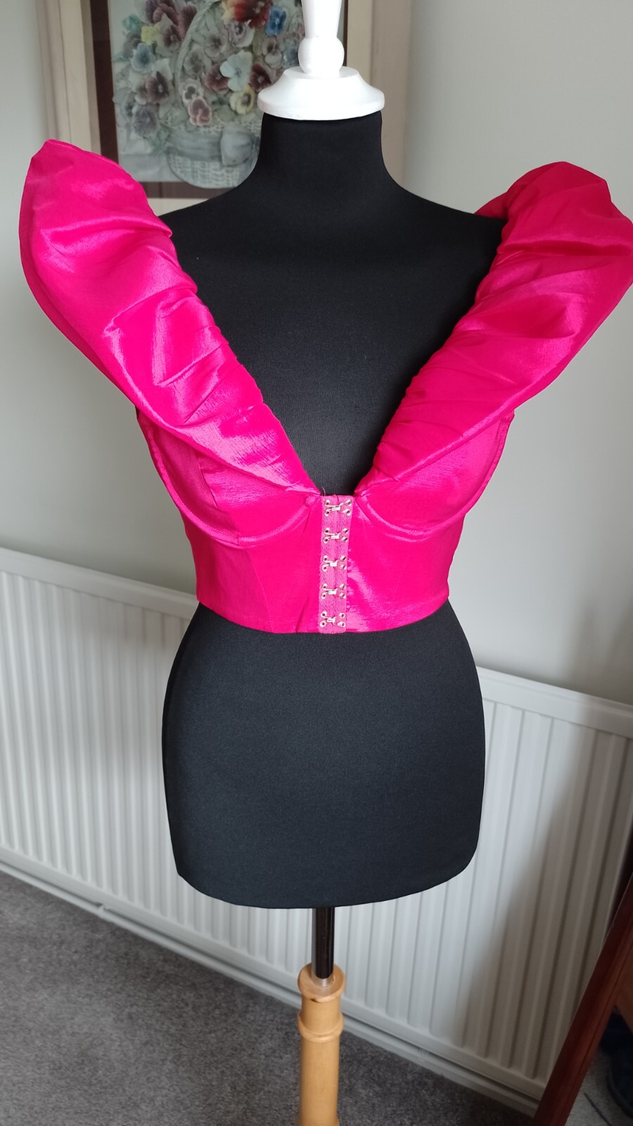 BNWT OH POLLY DESIGNER SPECIAL OCCASION BONED EVENING TOP – UK 4.