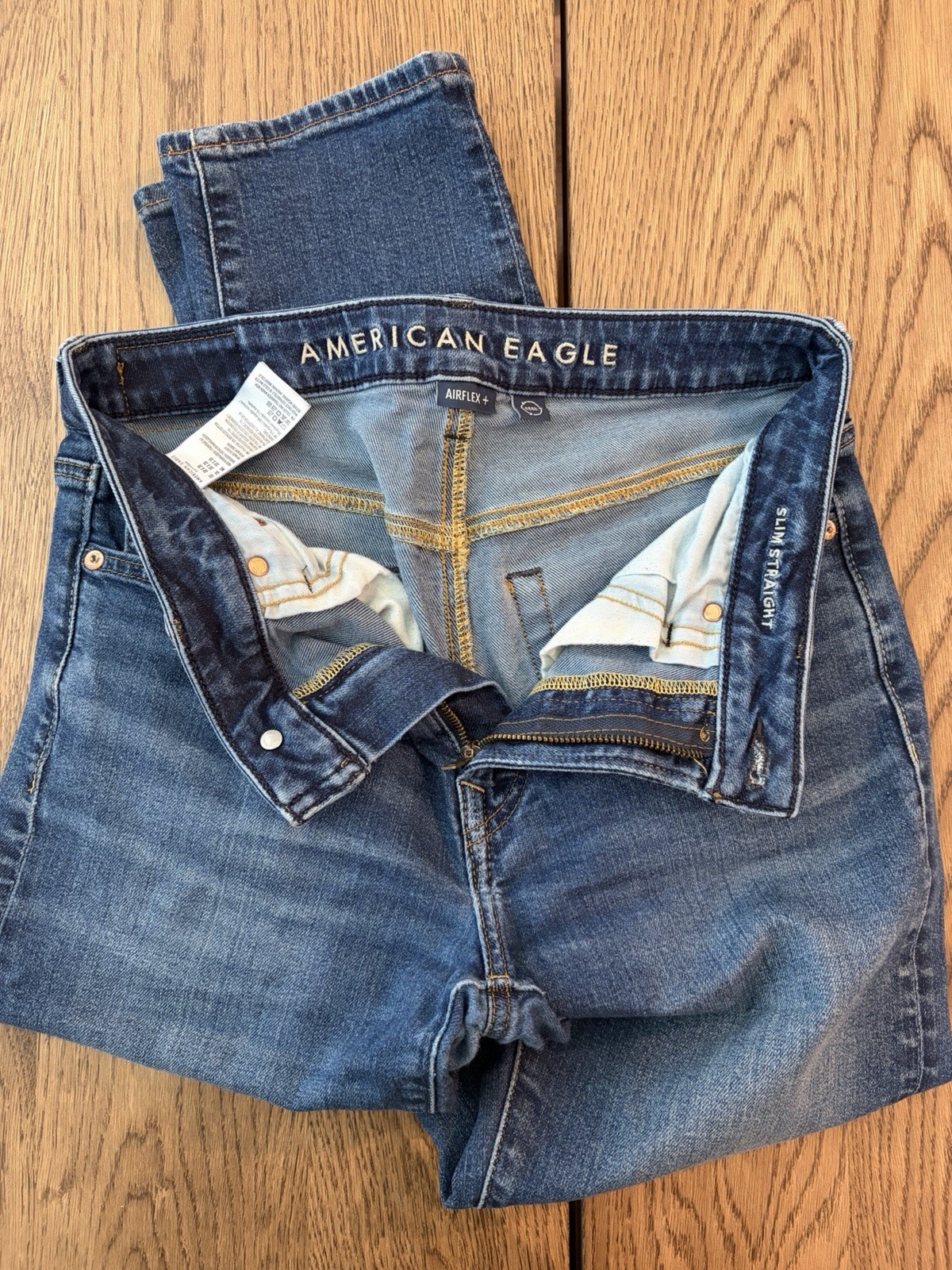 American Eagle Outfitters AirFlex+ Men’s Slim Straight Blue Jeans 30×30