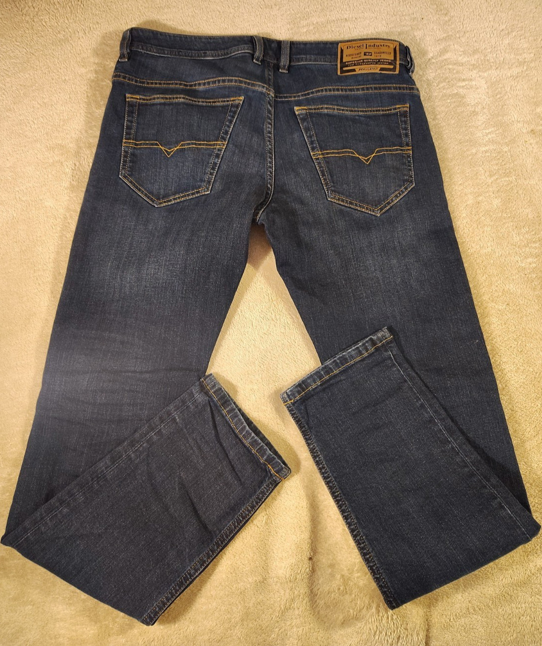 Diesel THOMMER-R Men’s W34 L31 RM065 Slim Fit Blue Stretch Flex Denim Jeans Dark