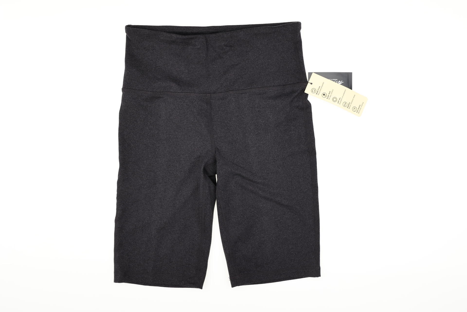 Id Ideology 289423 Women’s Essentials Sweat Set Biker Shorts, Large Charcoal
