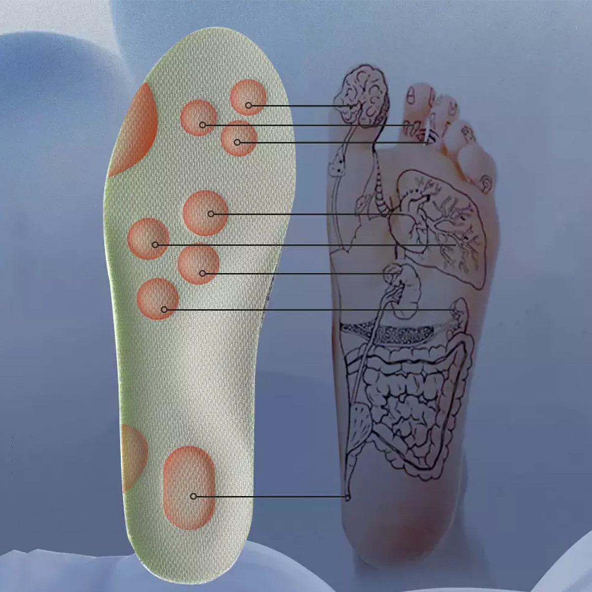 Insoles Orthopedic Supersoft For Sport Shoes 4D Inserts Feet Shock Absorption US