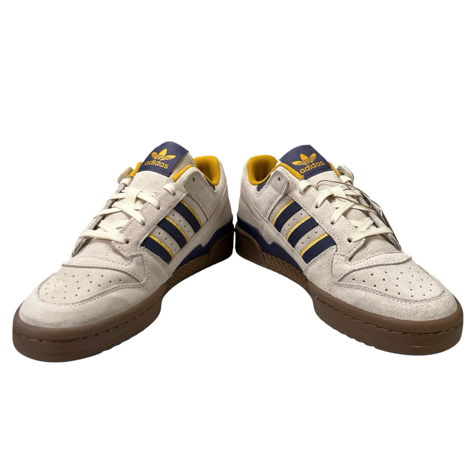 Adidas Forum Low CL White Violet Yellow Shoes JQ2655 Men’s Size’s 7.5 – 11