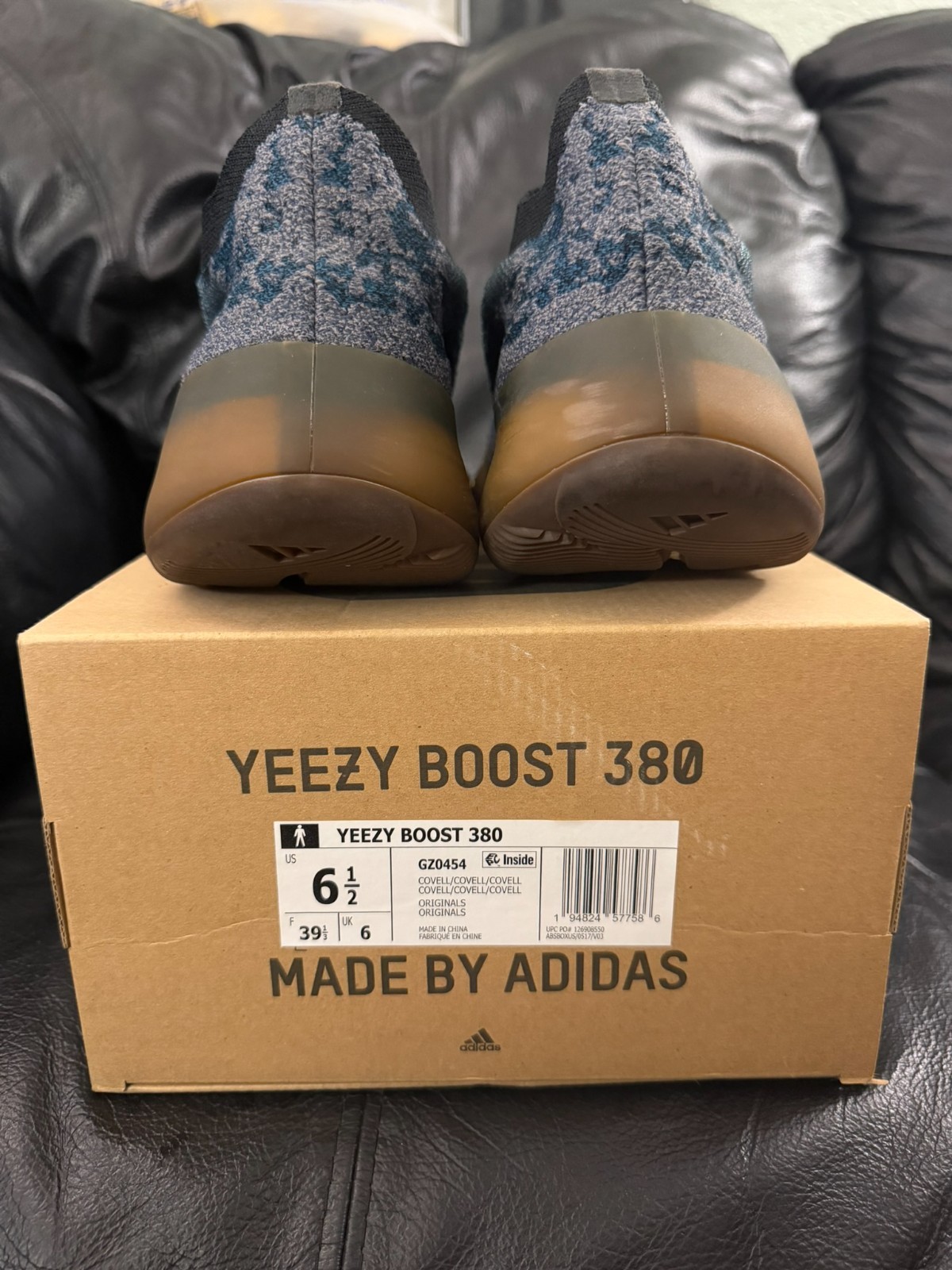 Adidas Yeezy Boost 380 Covell GZ0454 Womens 7.5 Mens 6.5 Boost Clean + Laces