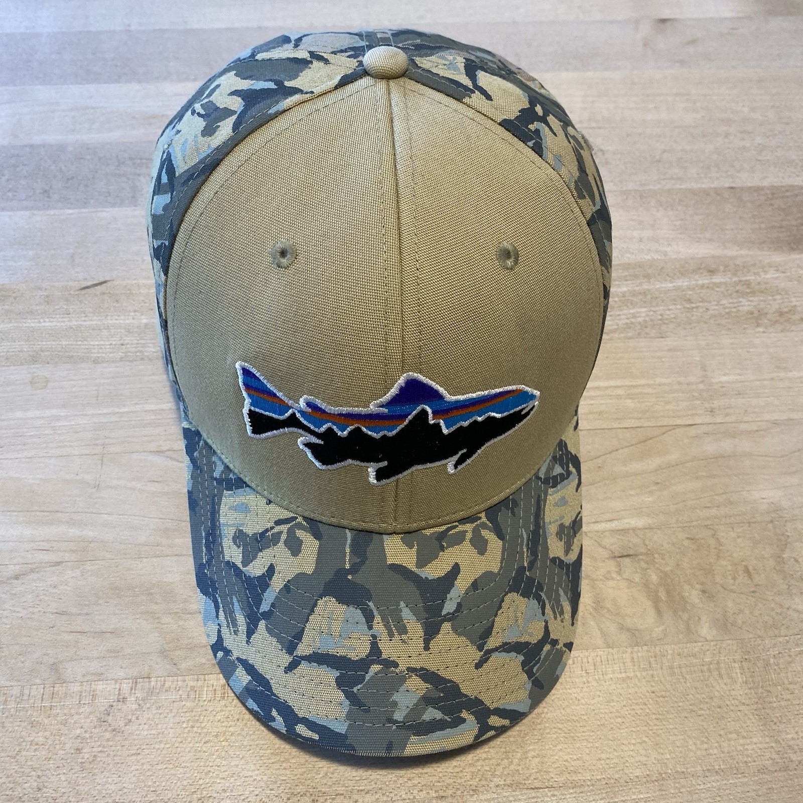 Patagonia Fitz Roy Trout Roger That Hat – Ash Tan/ Forest Khaki Camo