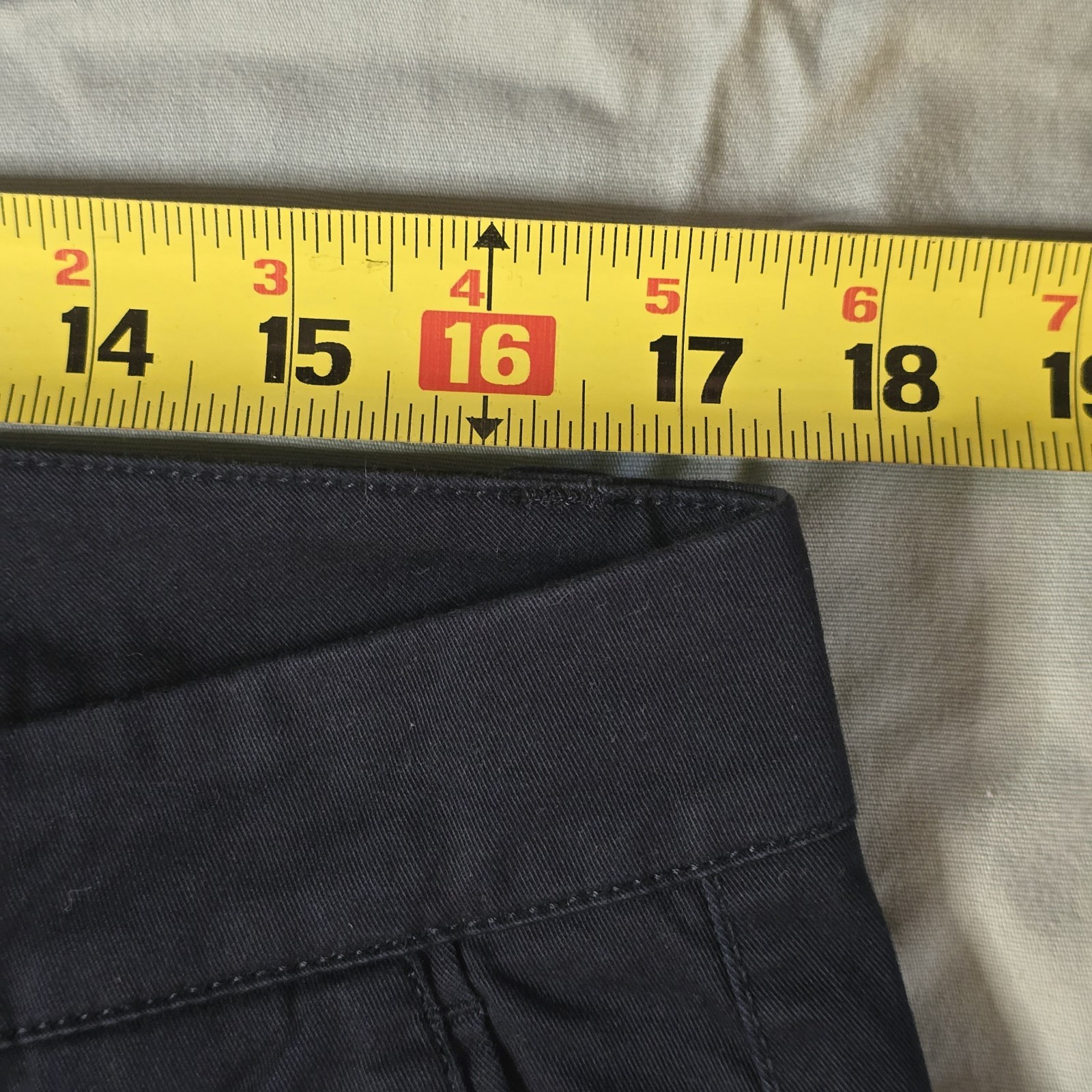 UNTUCKiT Mens Slacks W34 L30 Straight Fit Navy Blue 97% Cotton Stretch Comfort