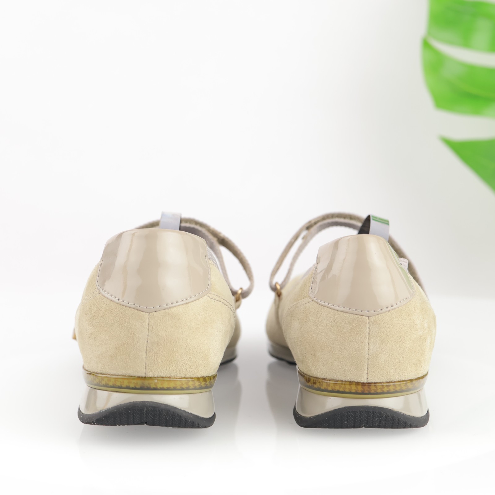 Aetrex Womens Caroline Mary Jane Shoes Size 9 WIDE Beige Tan Comfort Sporty Flat