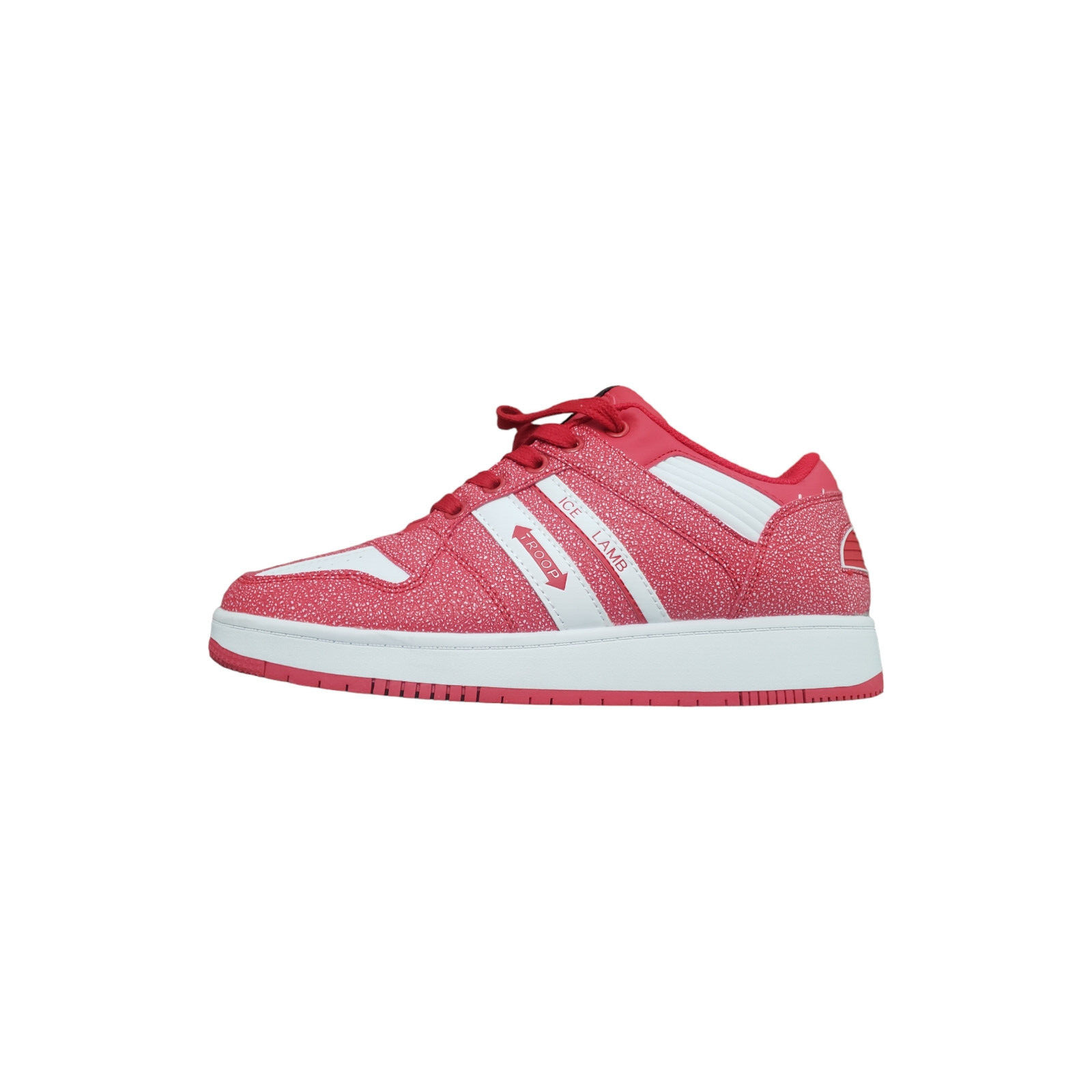 World of Troop Men’s Ice Lamb Low Lifestyle Sneaker Shoes Red / White Size 8.5