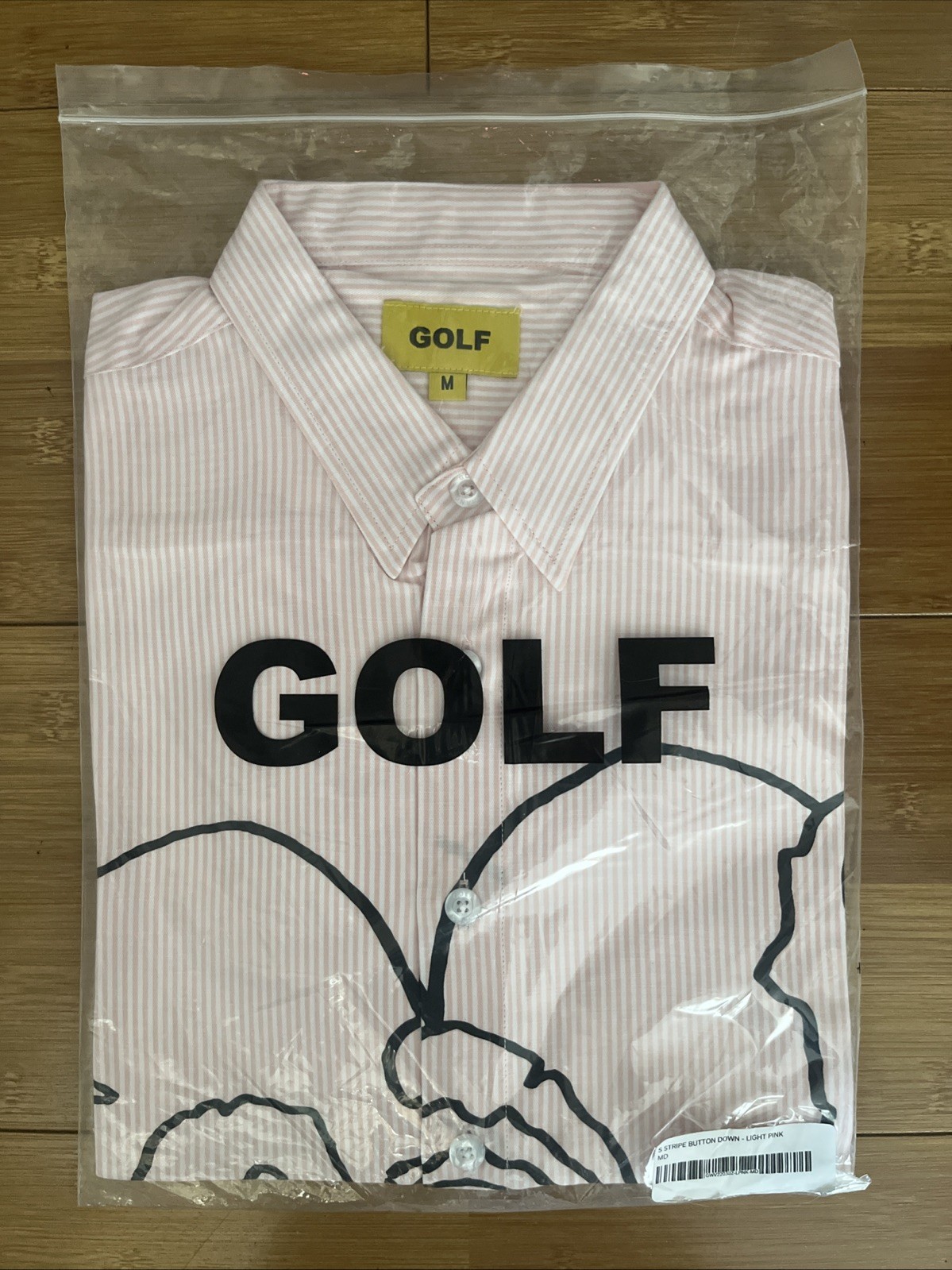 Golf Wang Long Sleeve Dress Shirt Light Pink SZ MD – Brand New
