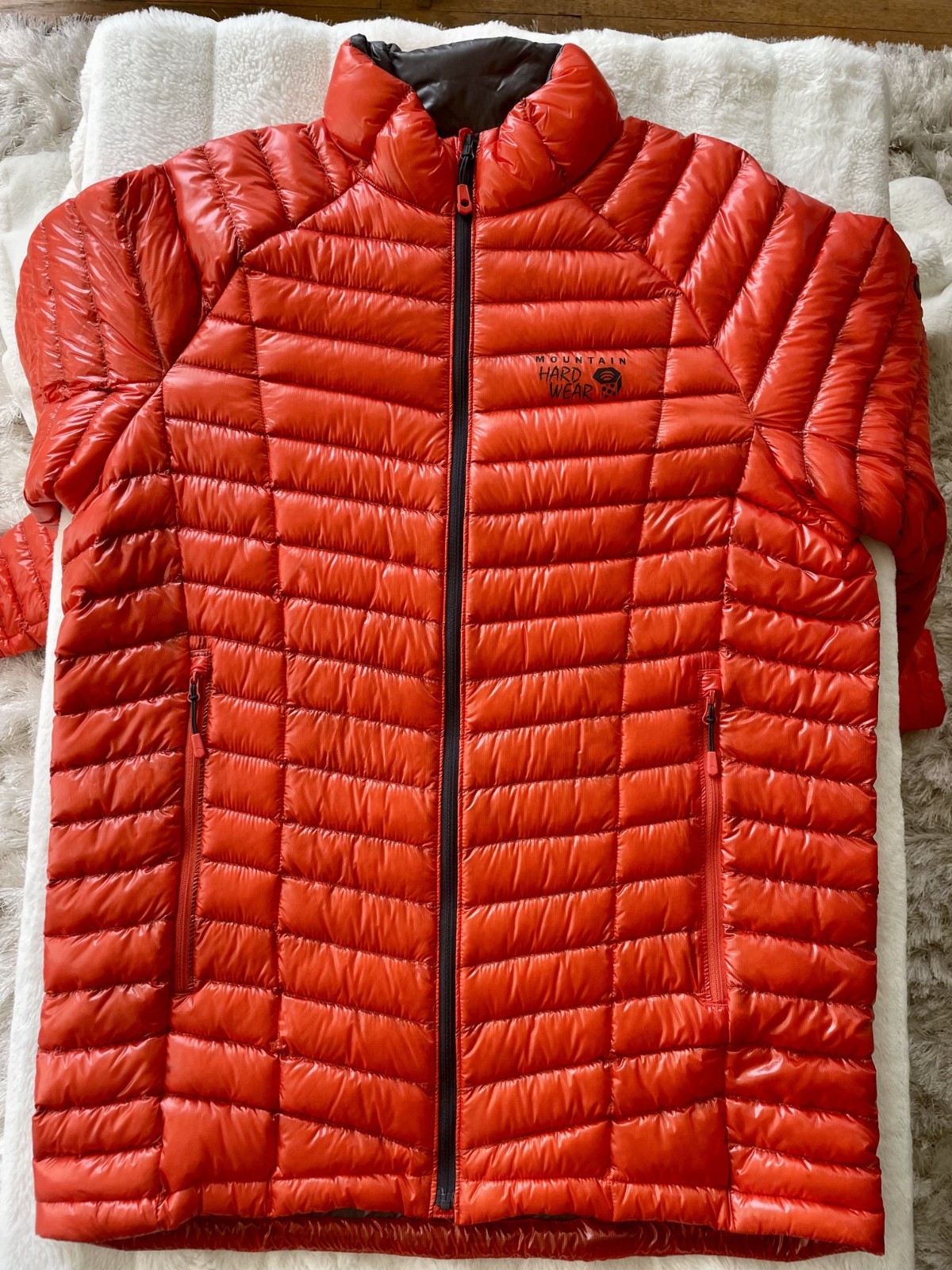 Mountain Hardware Ghost Whisperer State Orange Men’s Medium Puffy Down Jacket