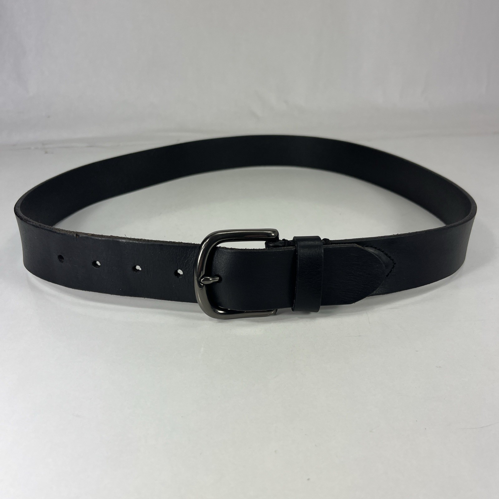Wrangler Black Genuine Leather Work Belt – Men’s Size 38/95