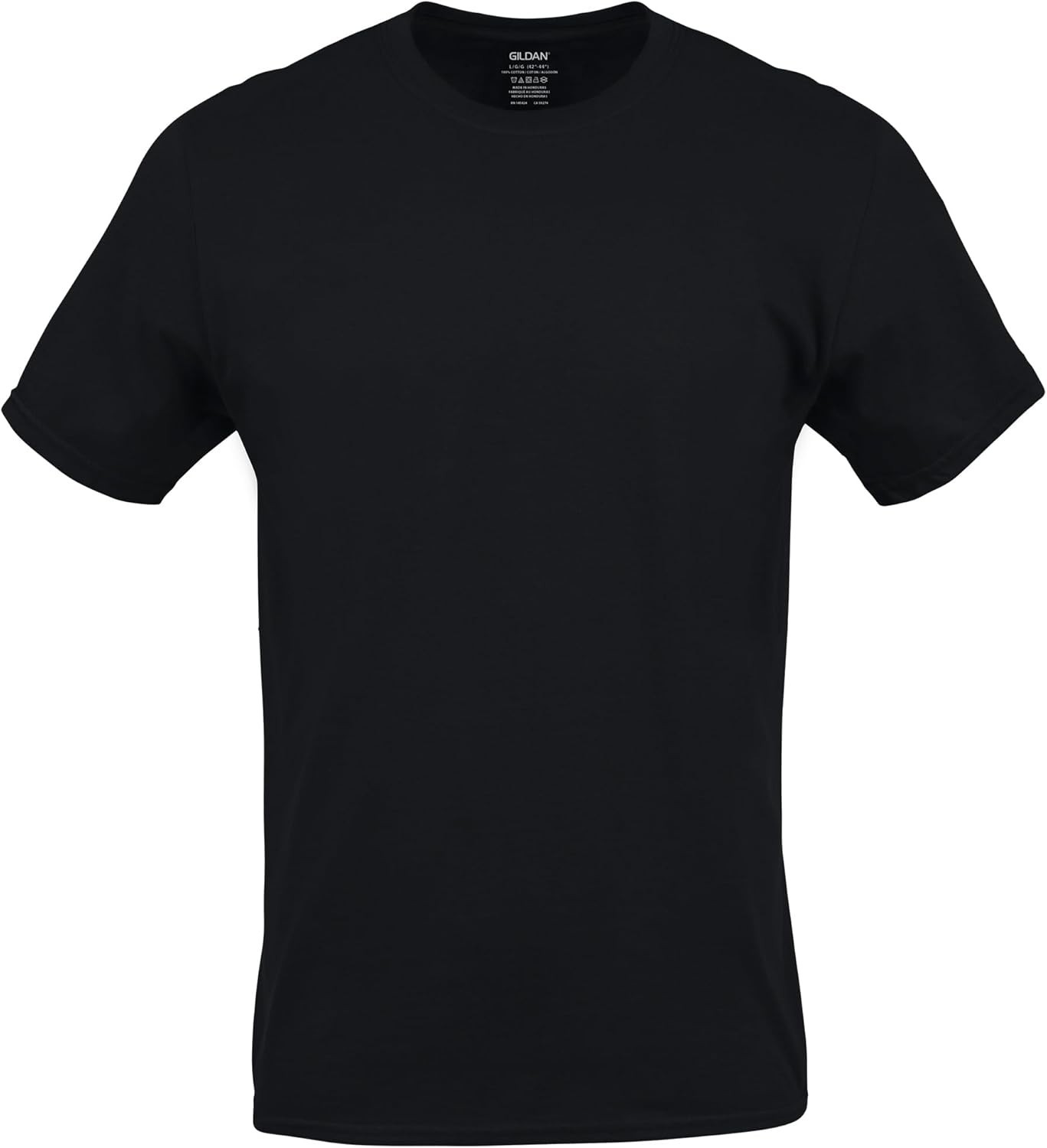 Gildan Men’s XL Black X-Large Crew 100% Cotton, Style G1100