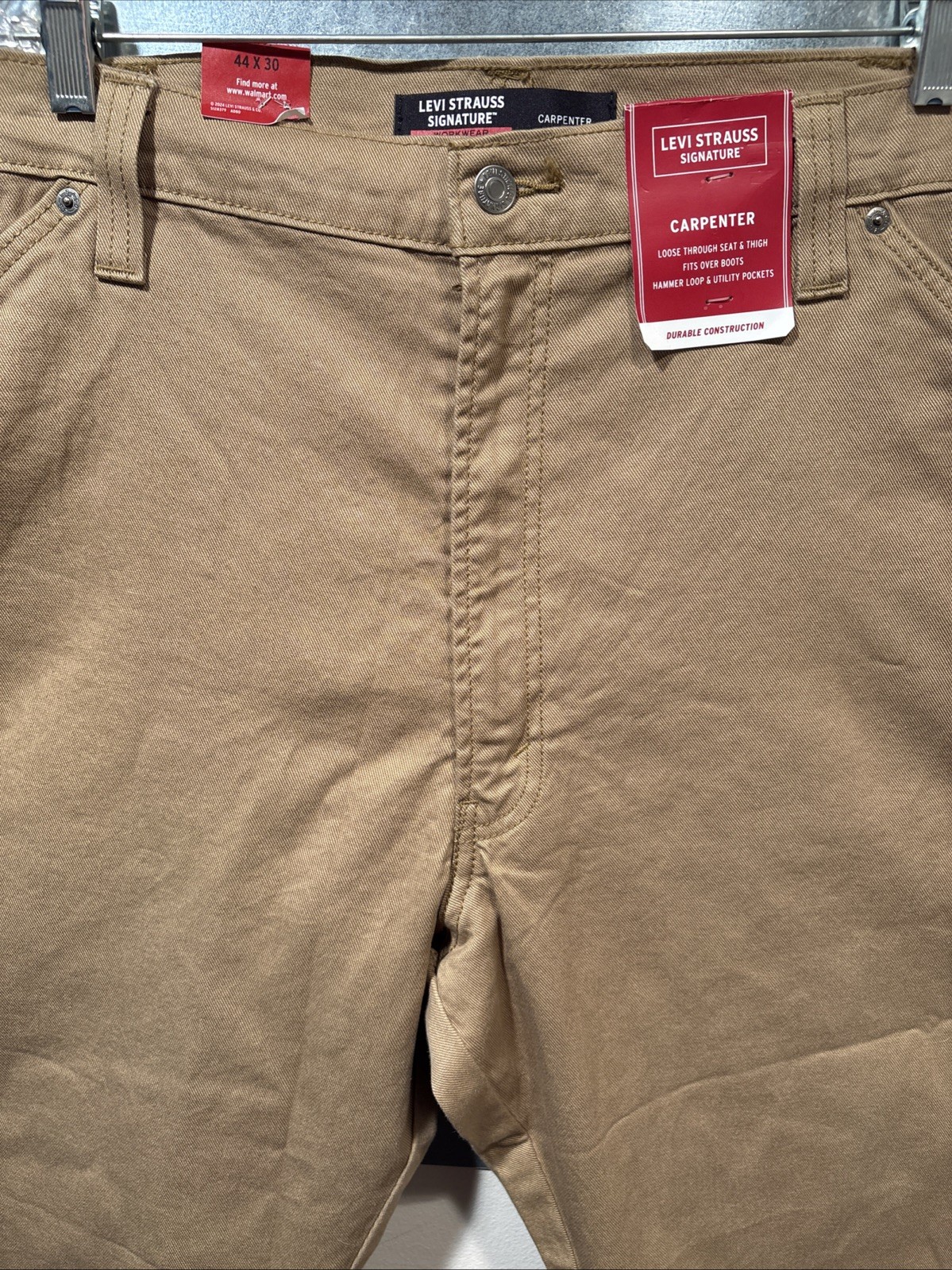 Levi’s Strauss Signature Workwear Carpenter Canvas 42×30 (actual 42×29 1/2) NWT