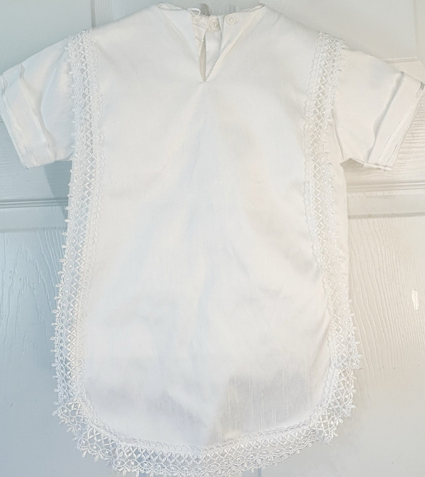 Vintage Boys Three Piece White Christening Outfit With Hat 2years NWT