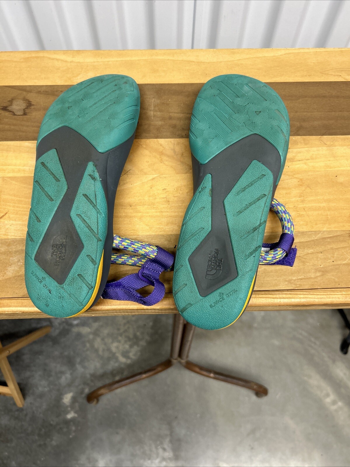 The North Face Base Camp Switchback Sandals Size 8 Purple Strap Multicolor Ropes