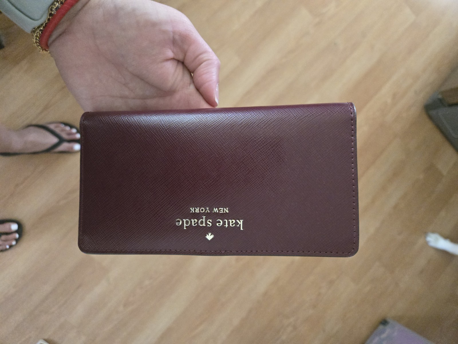 kate spade Staci Cameron Satchel Shoulder Tote Bag,Medium Burgundy and wallet