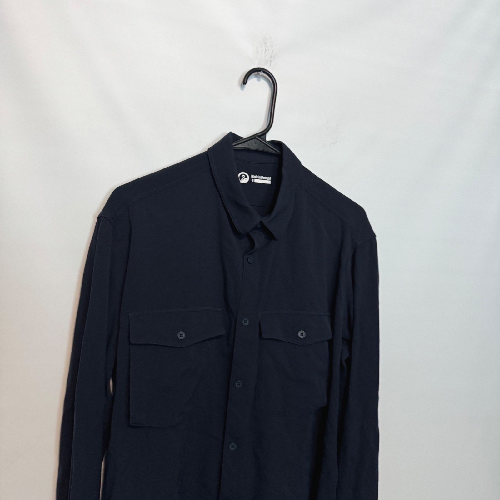 Outlier S262 Allwool Two Pocket Shirt Mens Small Navy Merino Wool Long Sleeve