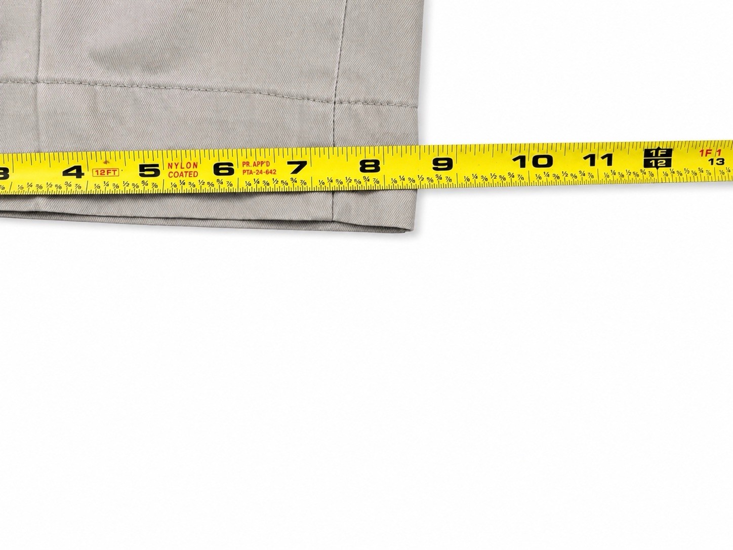 Brooks Brothers Clark Fit Chino Pants Mens 42×30 Beige Stretch Flat Front