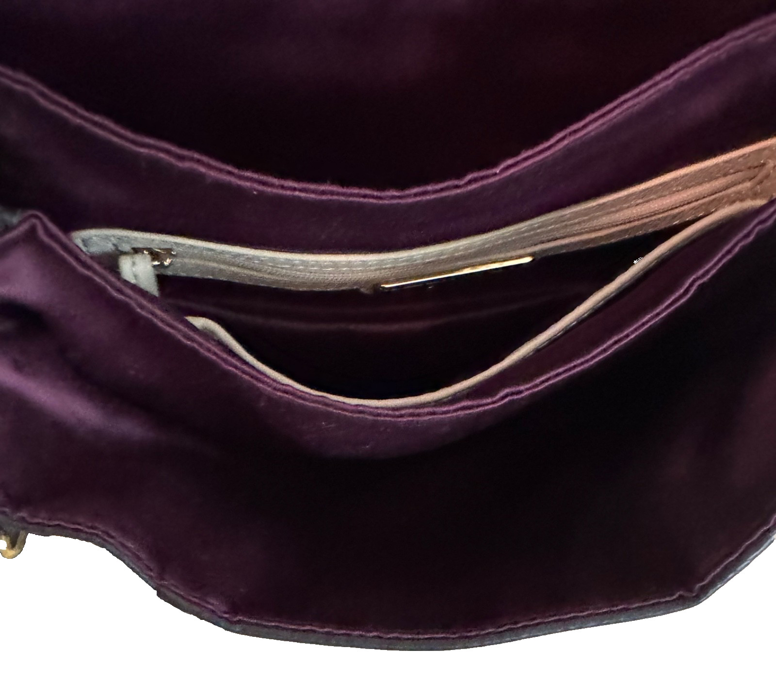 B Makowsky Leather Handbag Black Shoulder Bag W/black Strap