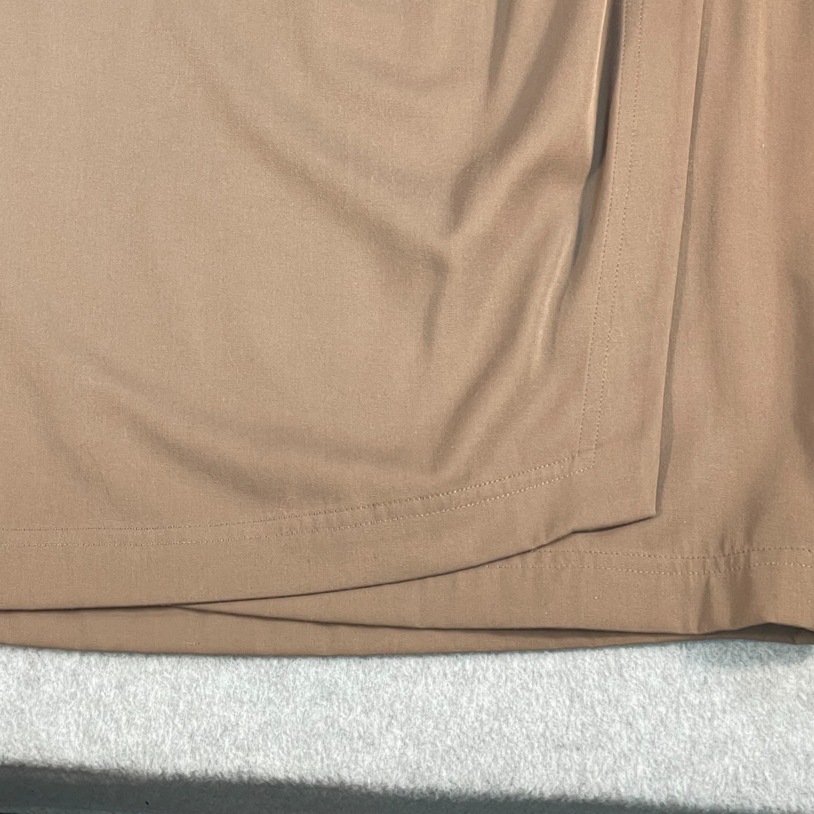 Evan Picone Sport Vintage Wrap Skirt Women’s L Brown Mocha 90’s Preppy Midi