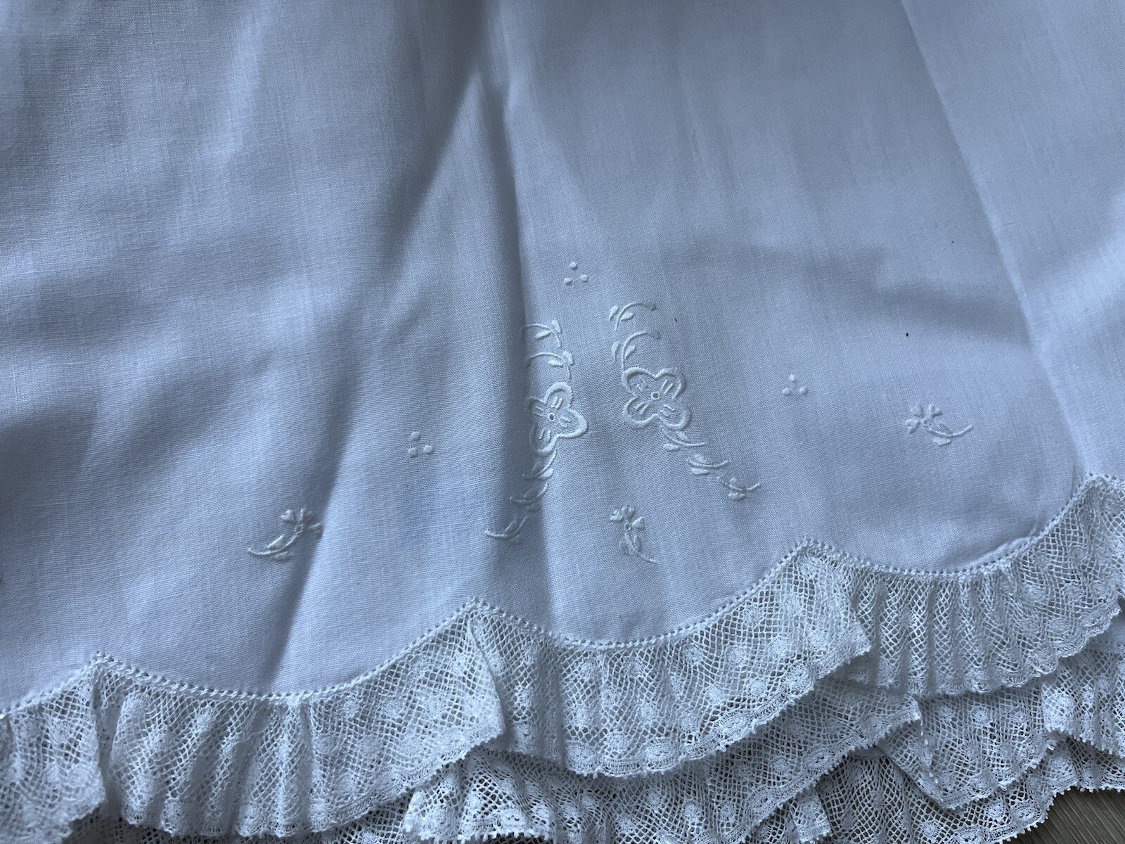 Feltman Brothers Girls Slip Dress Christening Gown White Lace NWT LAYETTE 5931