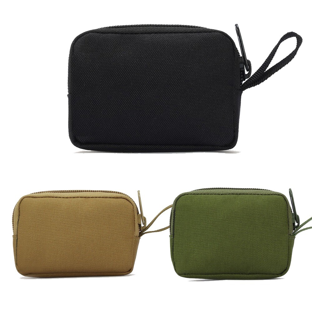 Tactical Card Bag Wallet EDC Molle Pouch Waterproof Key Holder Money Case Pack