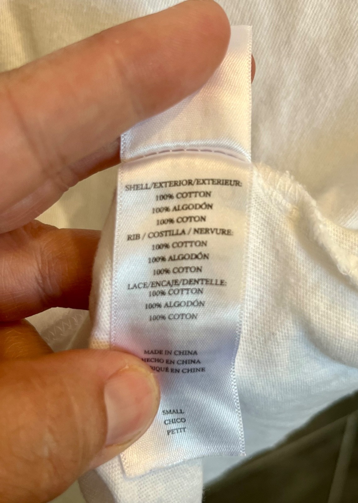 Rails Georgia White Eyelet Embroidered Sleeve Cotton Tee Shirt Top Size Small