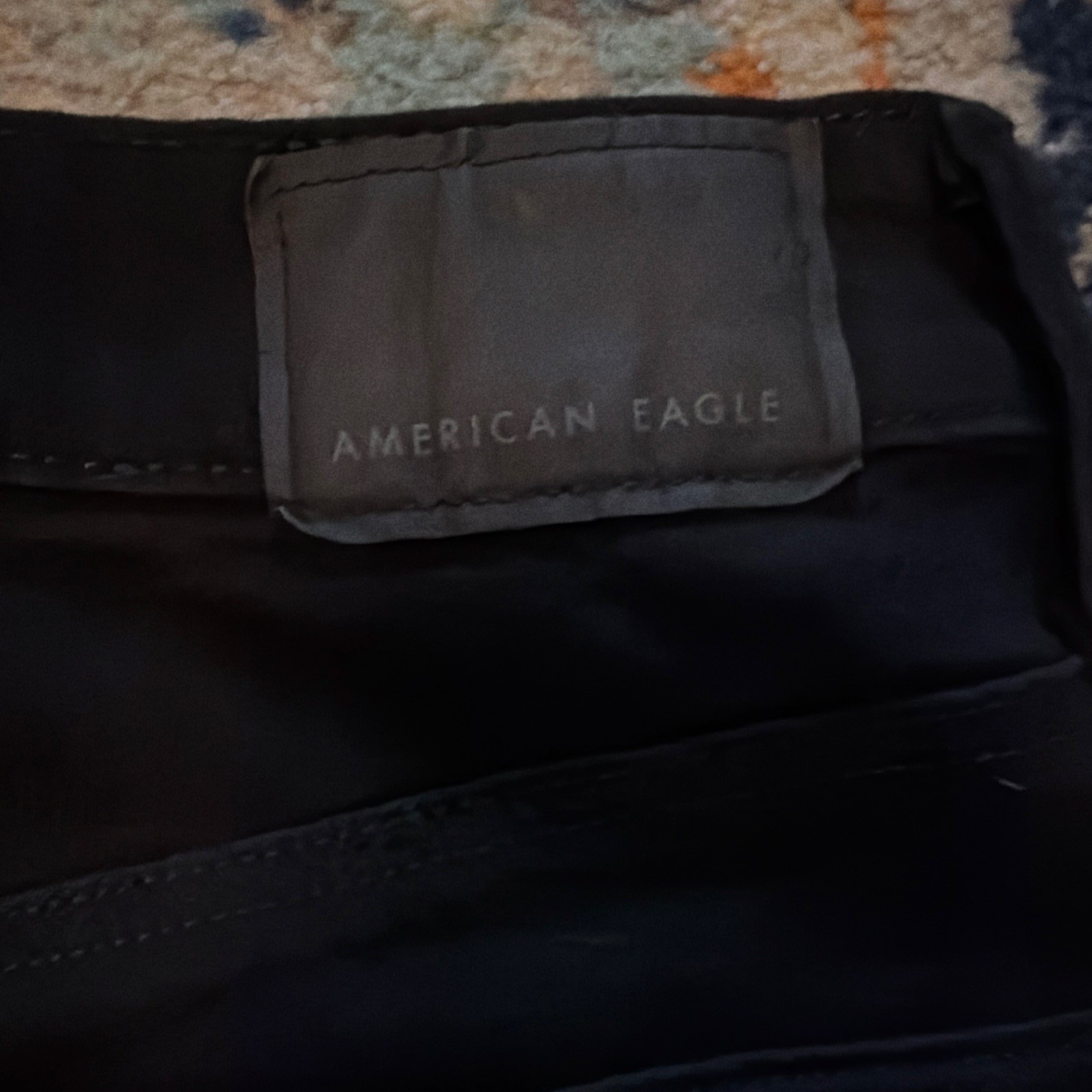 American Eagle AirFlex+ Black Straight Stretch Denim Jeans 5-Pocket
