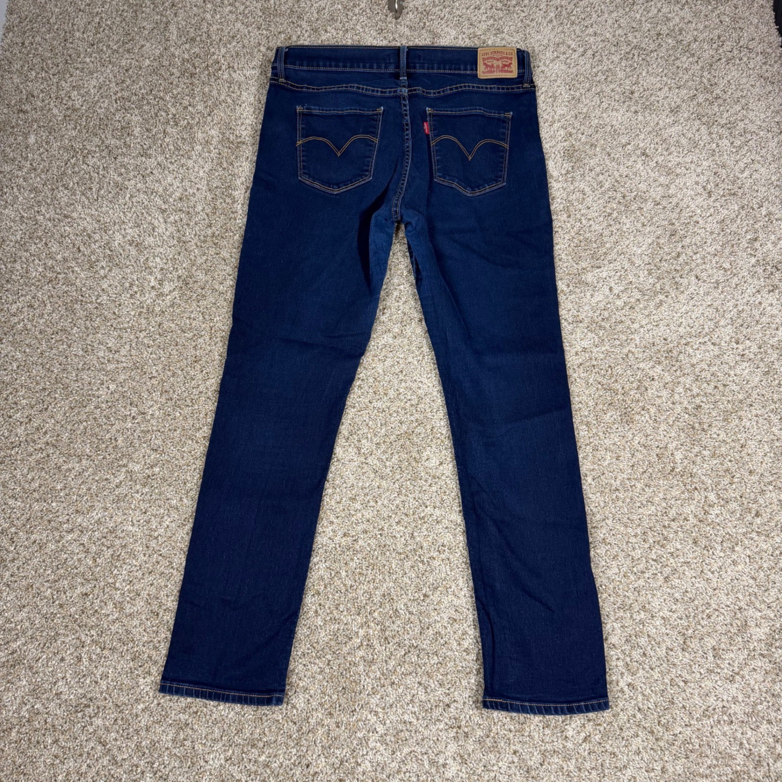 Levis 312 Shaping Slim Jeans Womens 32 Dark Wash Denim Mid Rise Blue Pants