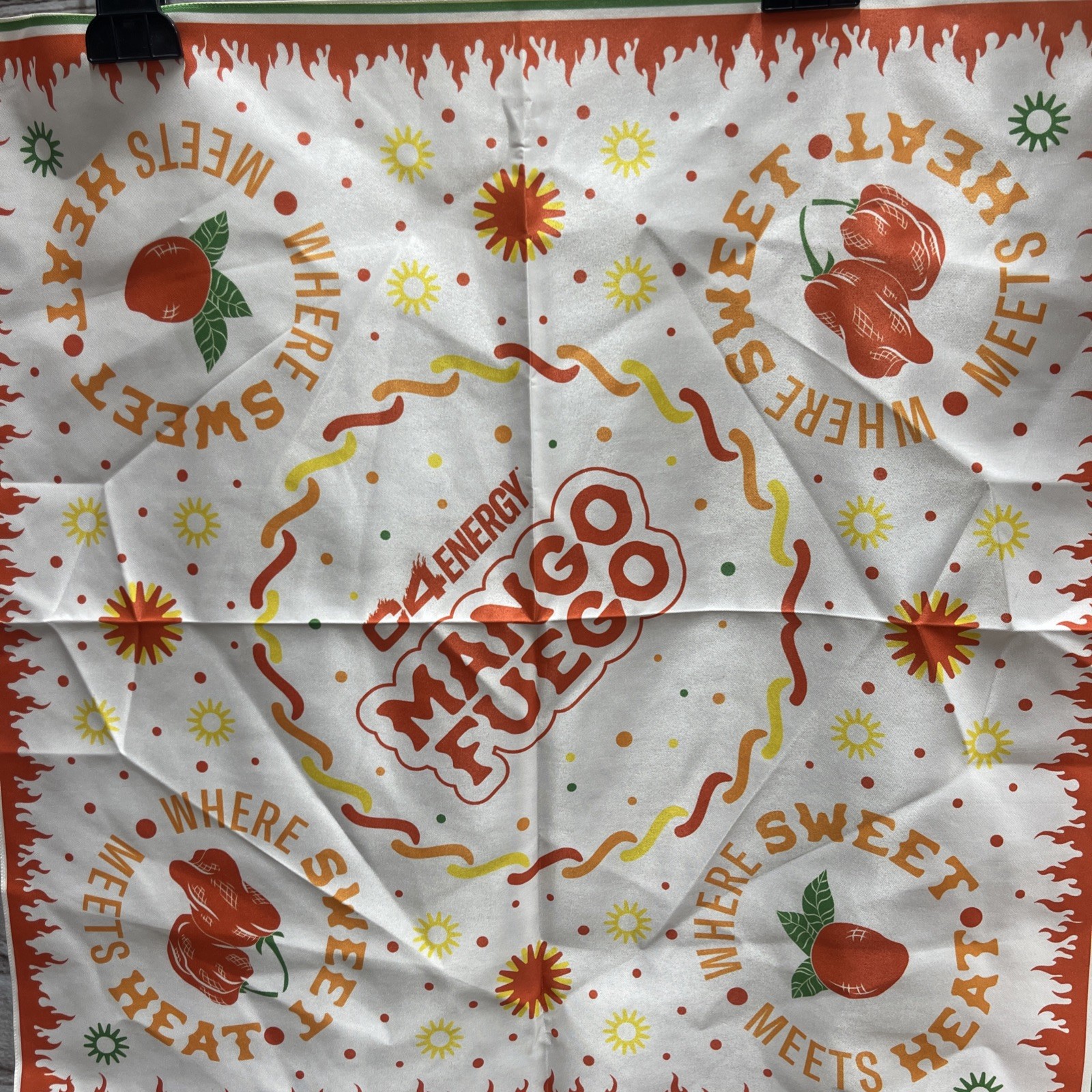 Bandana / Scarf Logo Print – Check Description