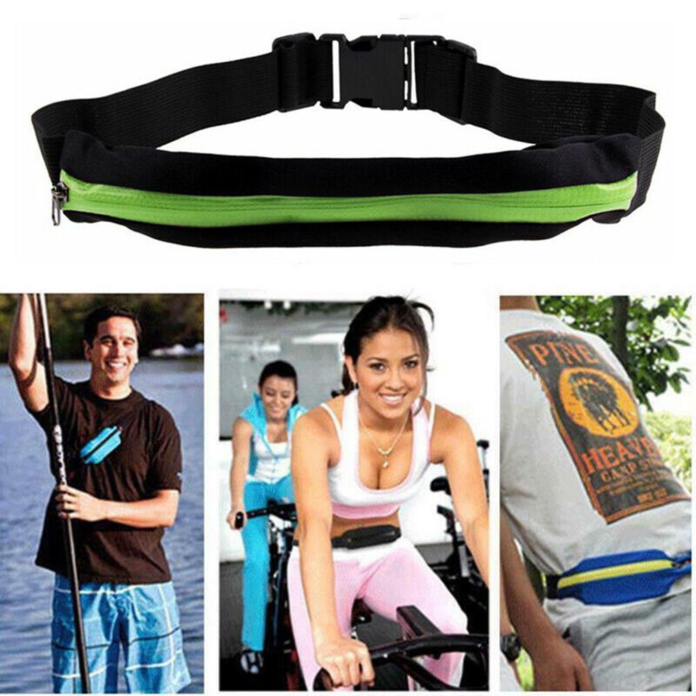 Gym Fitness Running Jogging Waist Bum Sport Runner Bag Belt Pouch Zip Fanny Pack