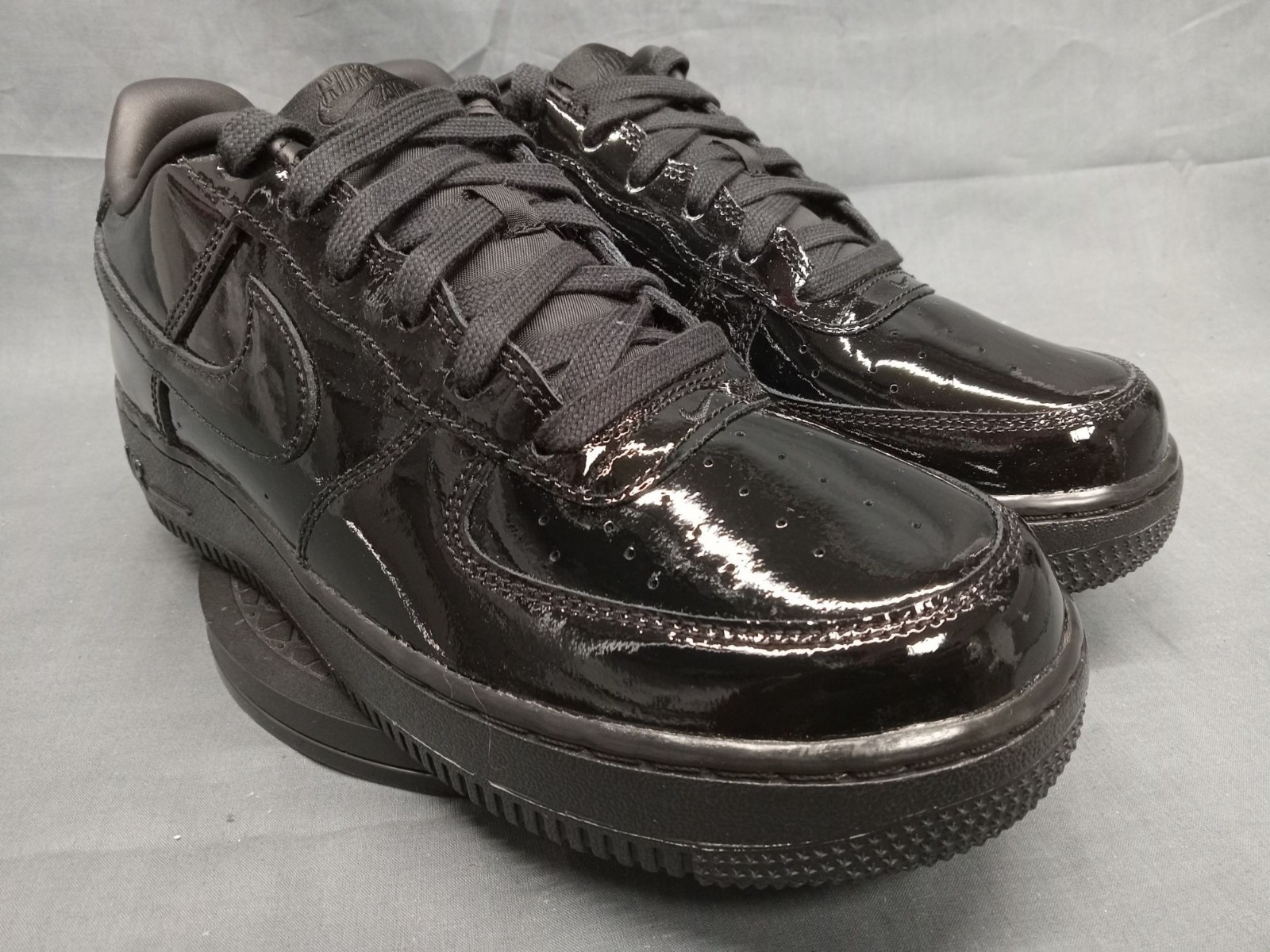 Nike Air Force 1 Low ’07 Premium Black Patent Men’s Size 9.5 NEW NO BOX!