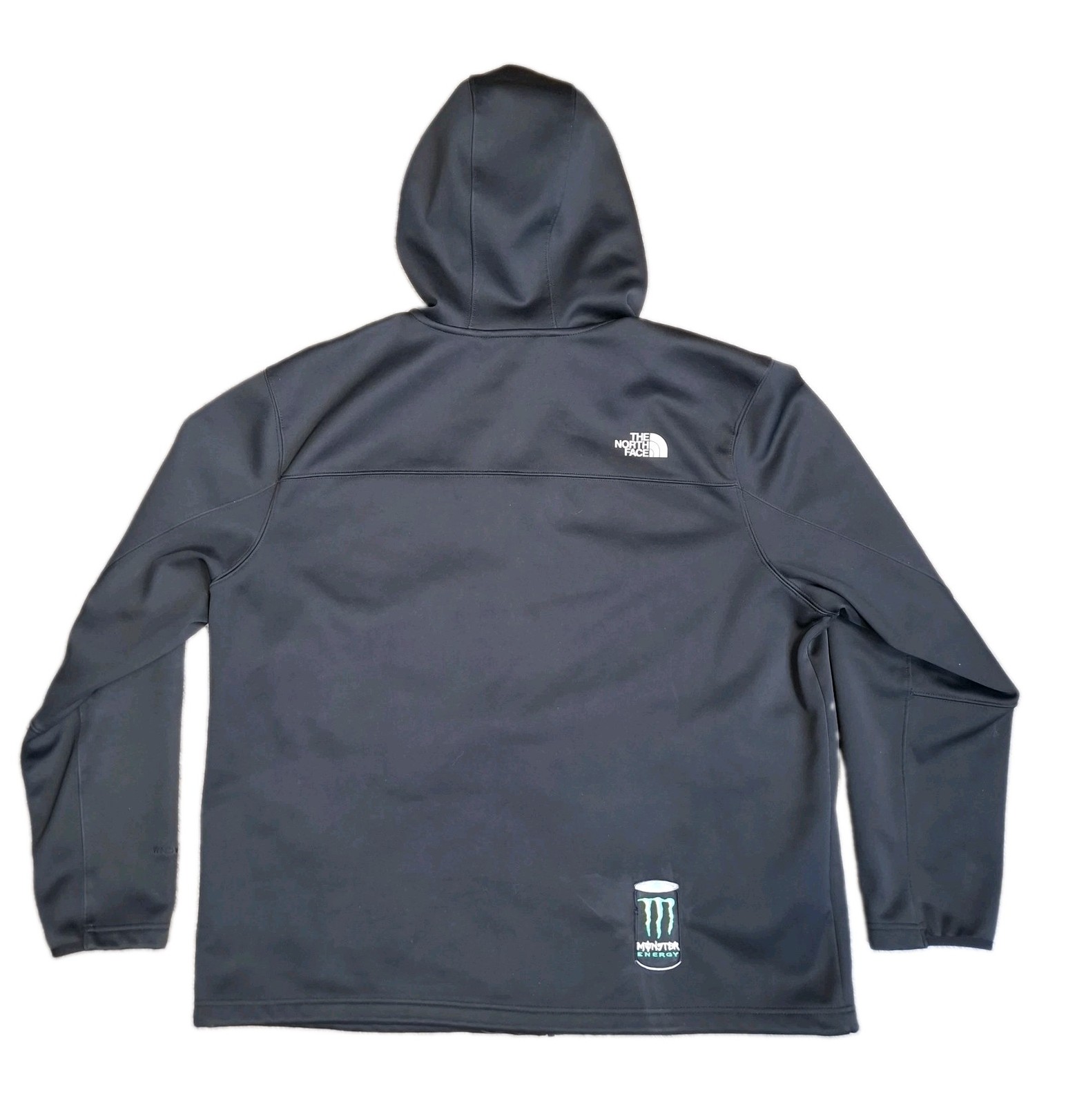 North Face Windwall Mens Sz XXL TTG Monster Patch Softshell Jacket Full Zip Hood