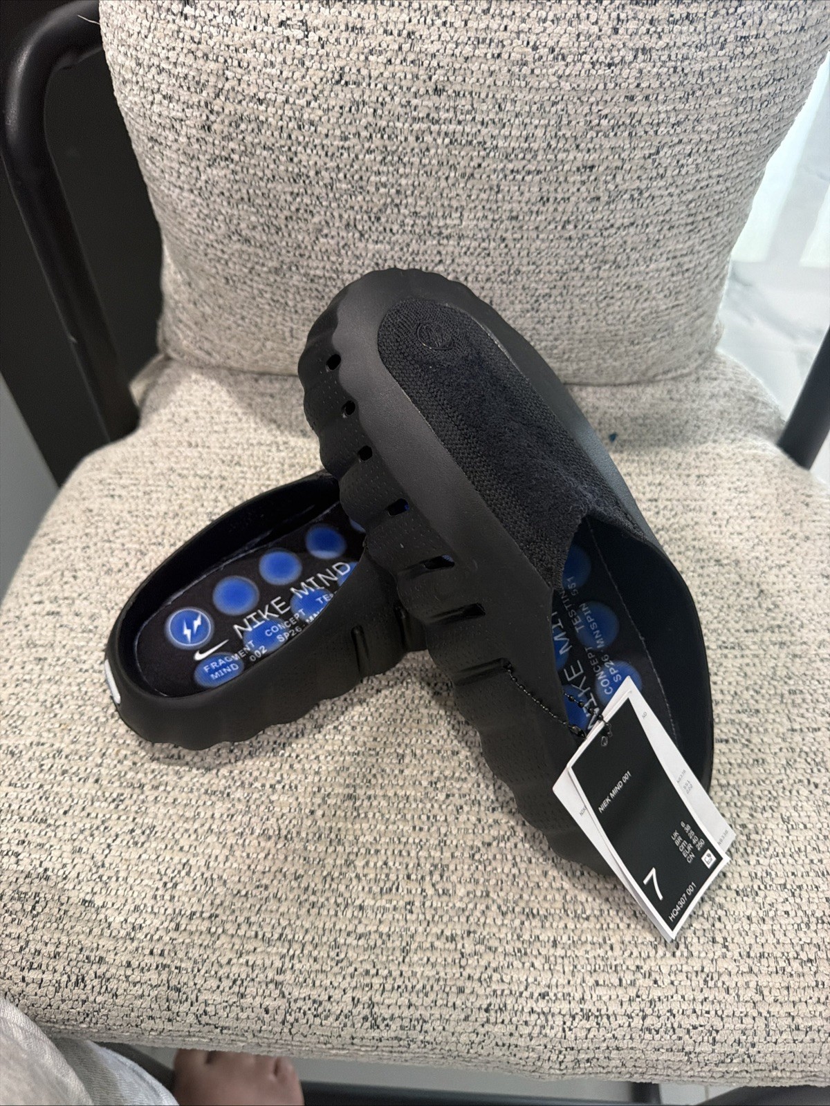 Nike Mind 001 Slide Black Fragment