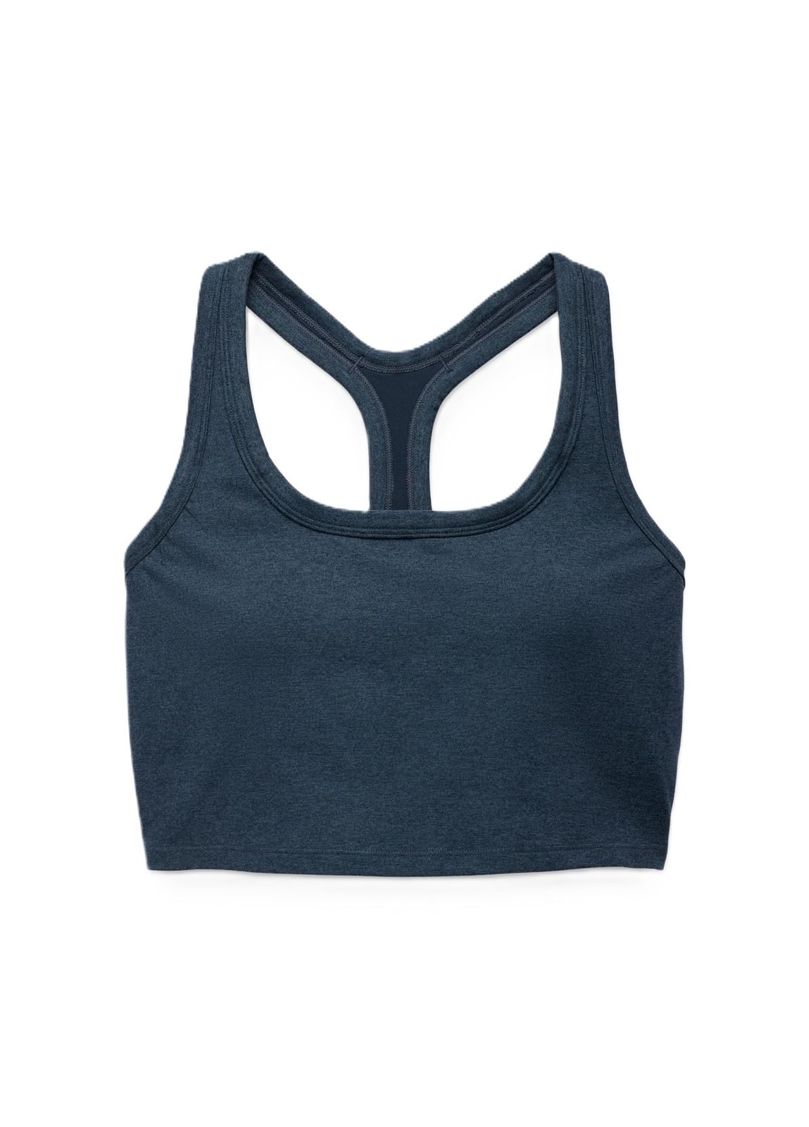 prAna Heavana Racerback Bralette Women’s Top, Stormy Night Heather, Large