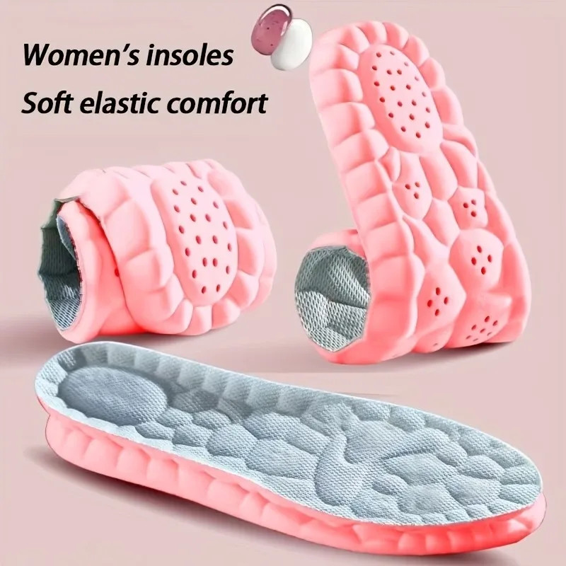2-6PCS Sport Insole Super Soft Shoes Sole Pads for Feet Shock Absorption Basket