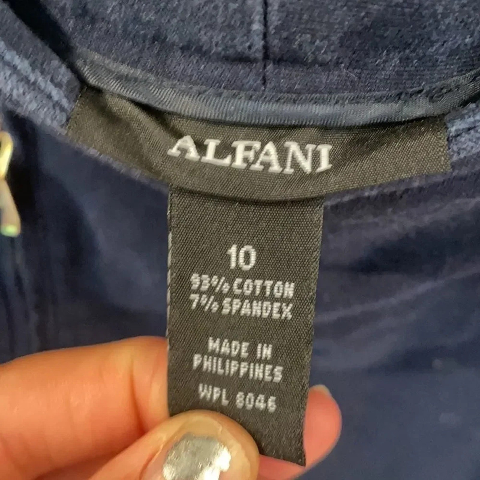 Alfani navy blue slacks
