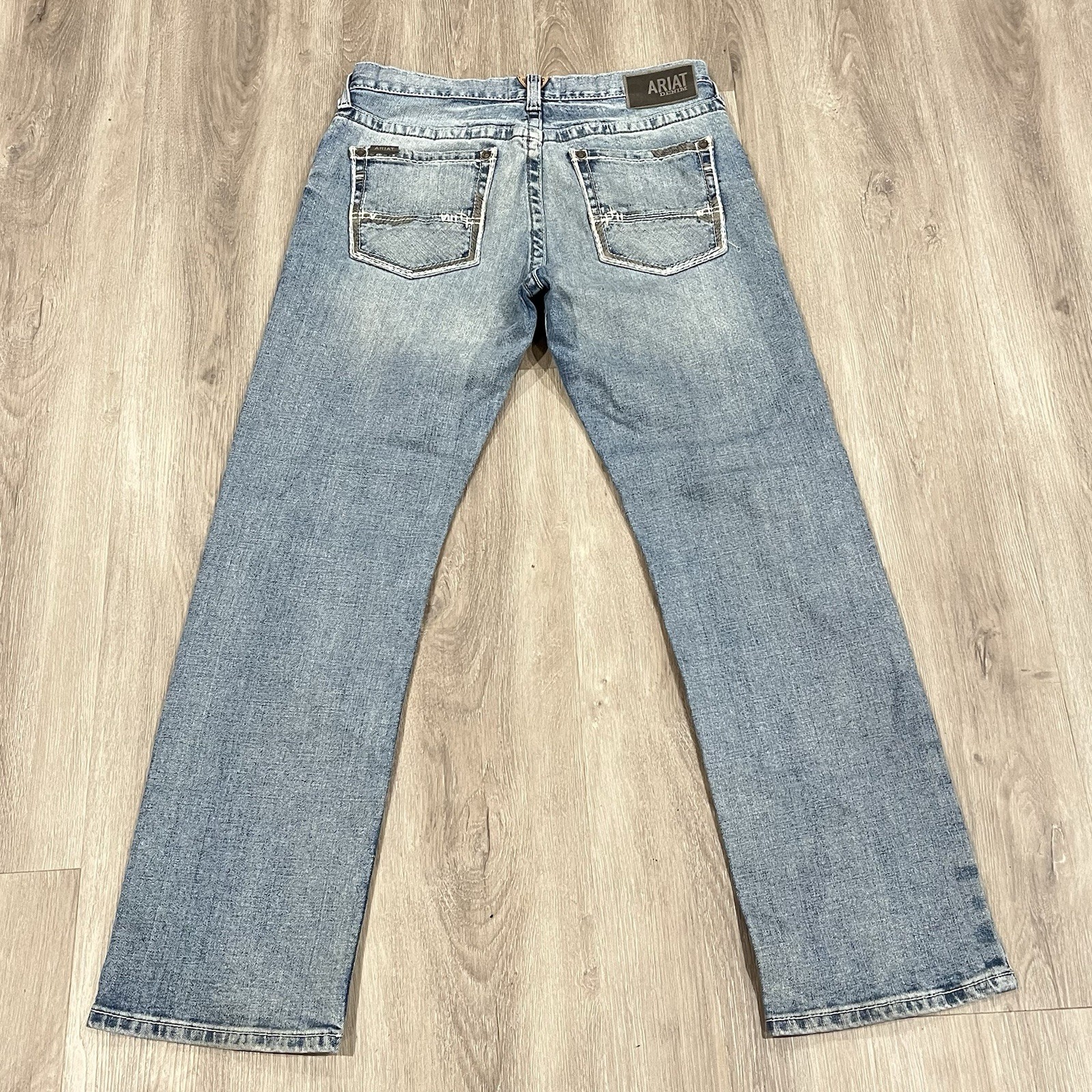 Ariat M2 Shasta Stirling Boot Cut Jeans Mens 32×32 Blue Relaxed Fit Stretch