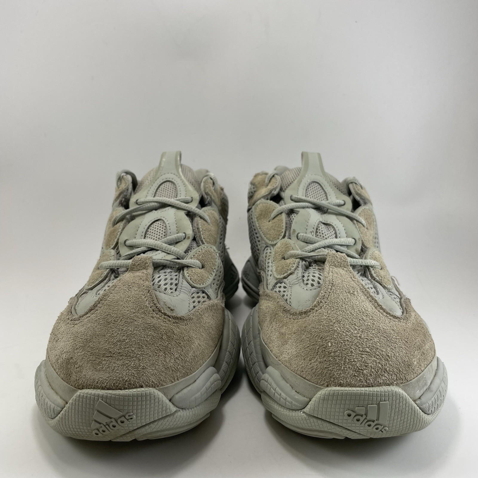 adidas Yeezy 500 Salt Mens Size 10 Grey Chunky Suede Hype Sneakers Shoes