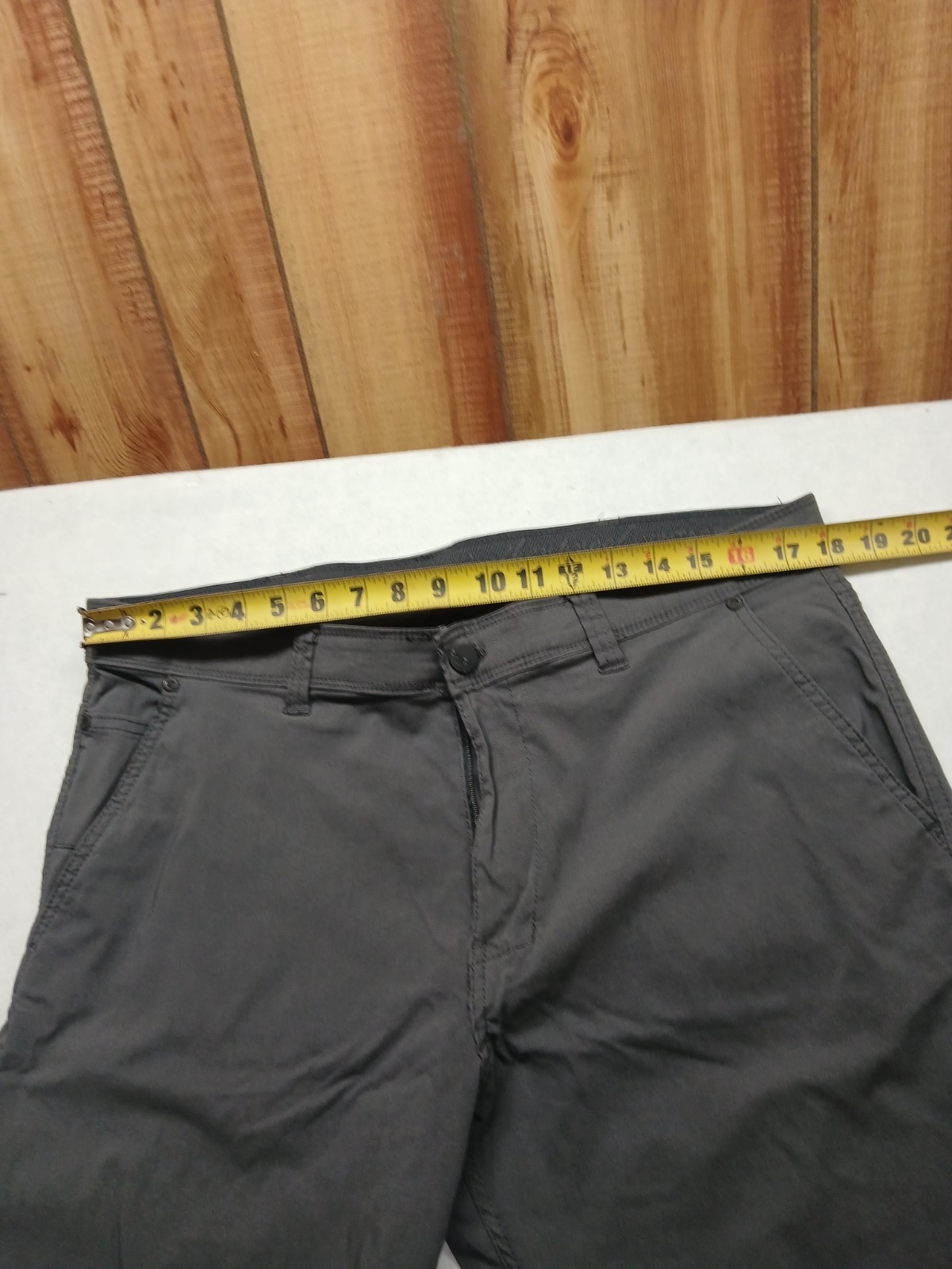 WEATHERPROOF VINTAGE MEN’S STRETCH CANVAS PANT GRAY 38X32