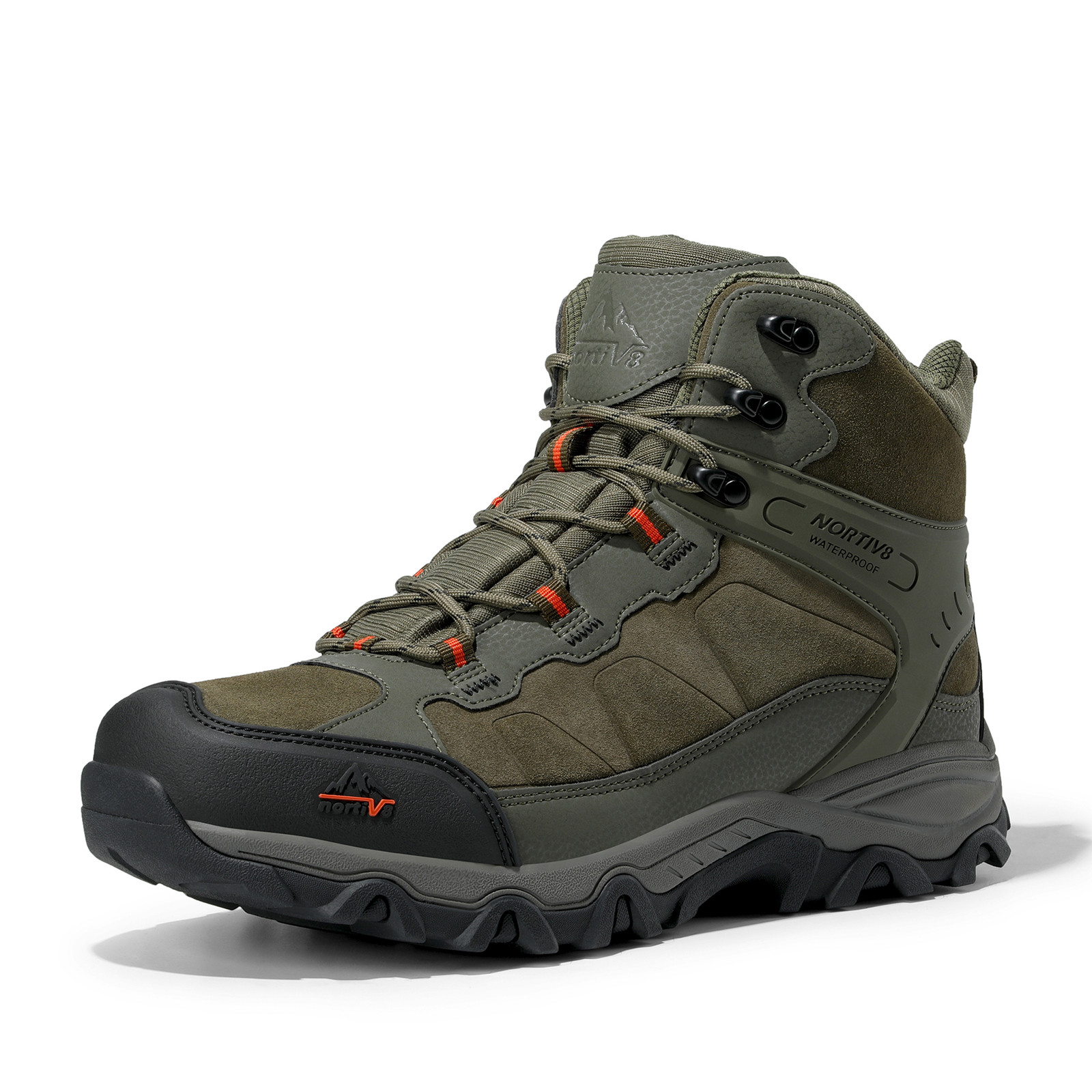 NORTIV 8 Men’s Waterproof Hiking Boots Outdoor Trekking Boots WIDE SIZE