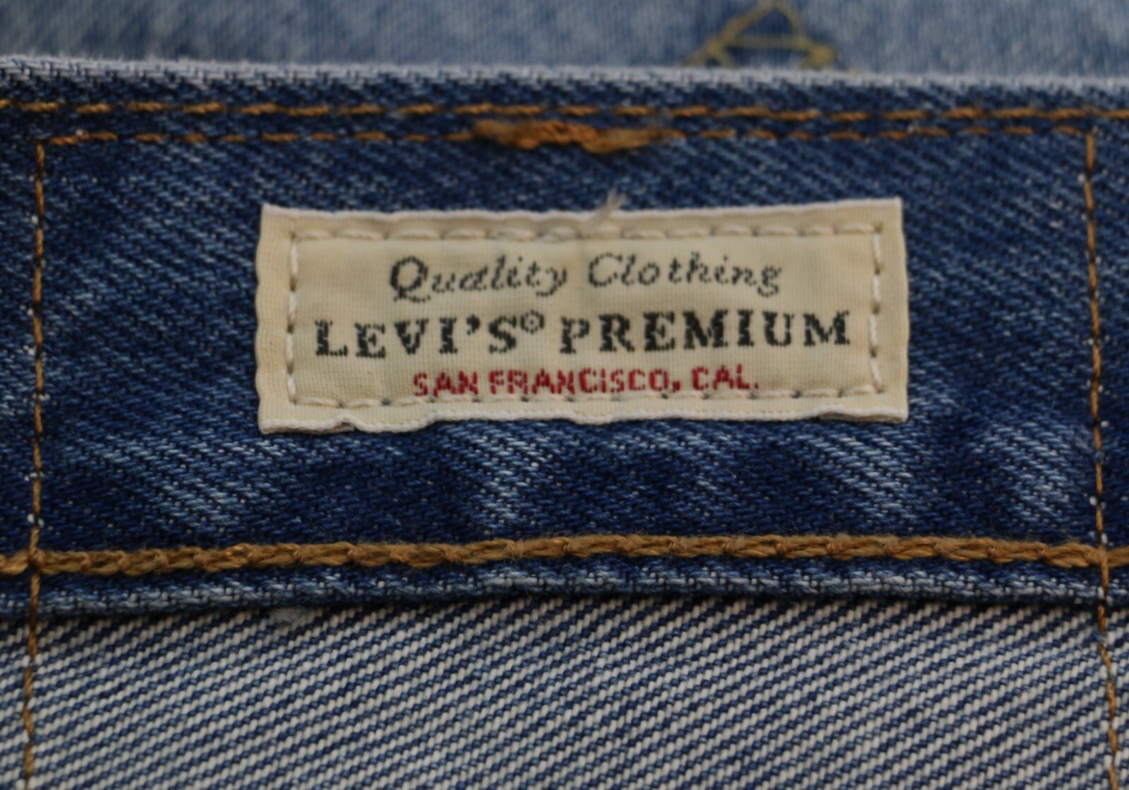 Levi’s Premium 501 Selvedge Jeans Slim Taper Men’s Sizes 100% Cotton Denim