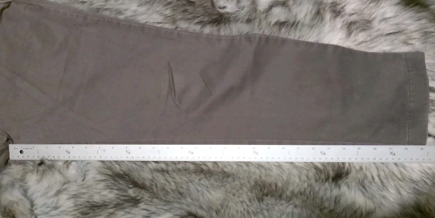 J Crew Broken In 770 Straight 100% Cotton Chino Pants Medium Gray Men 33×30 (29)