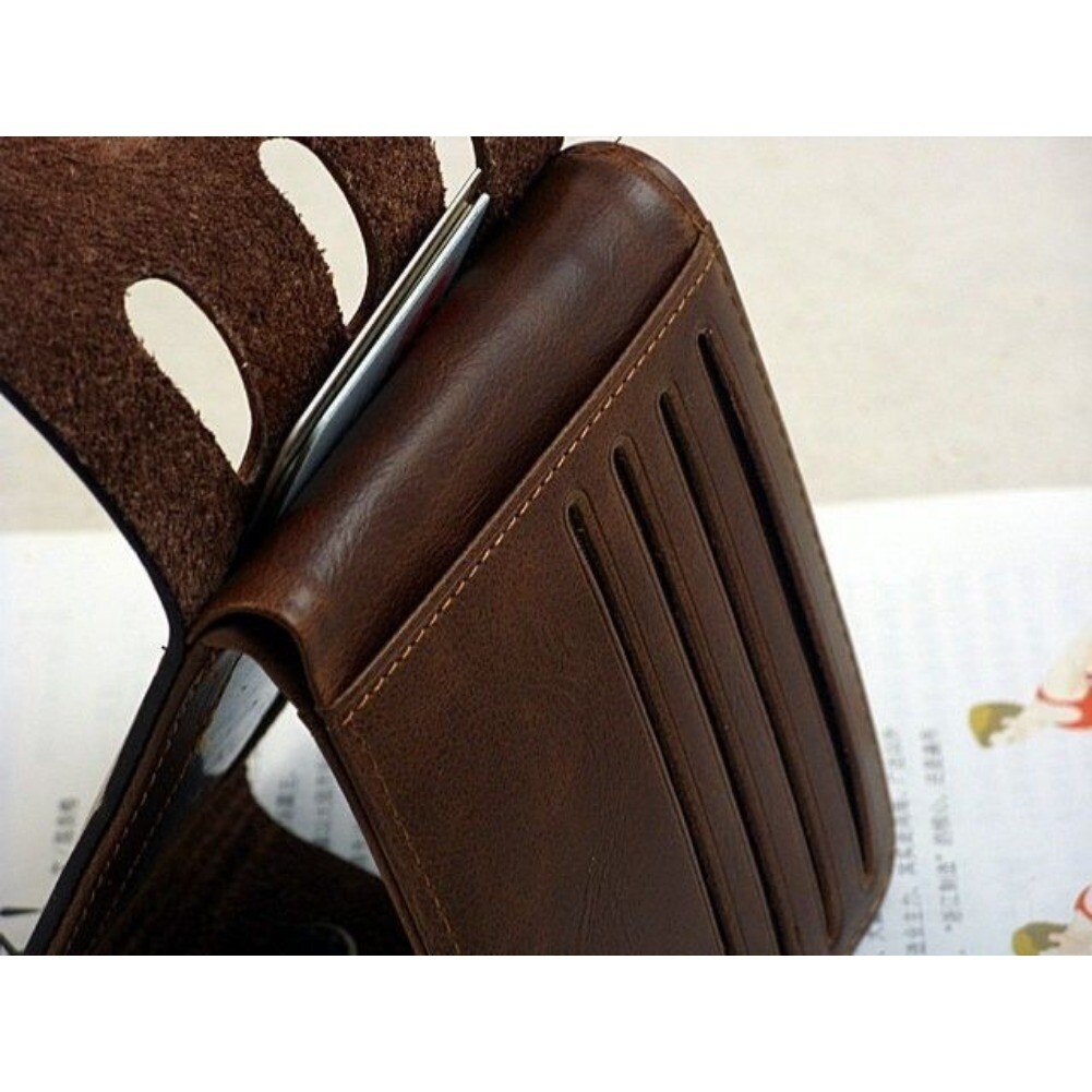 Men’s Leather Bifold Wallet ID Credit Card Holder Money Coin Purse With Hasp US