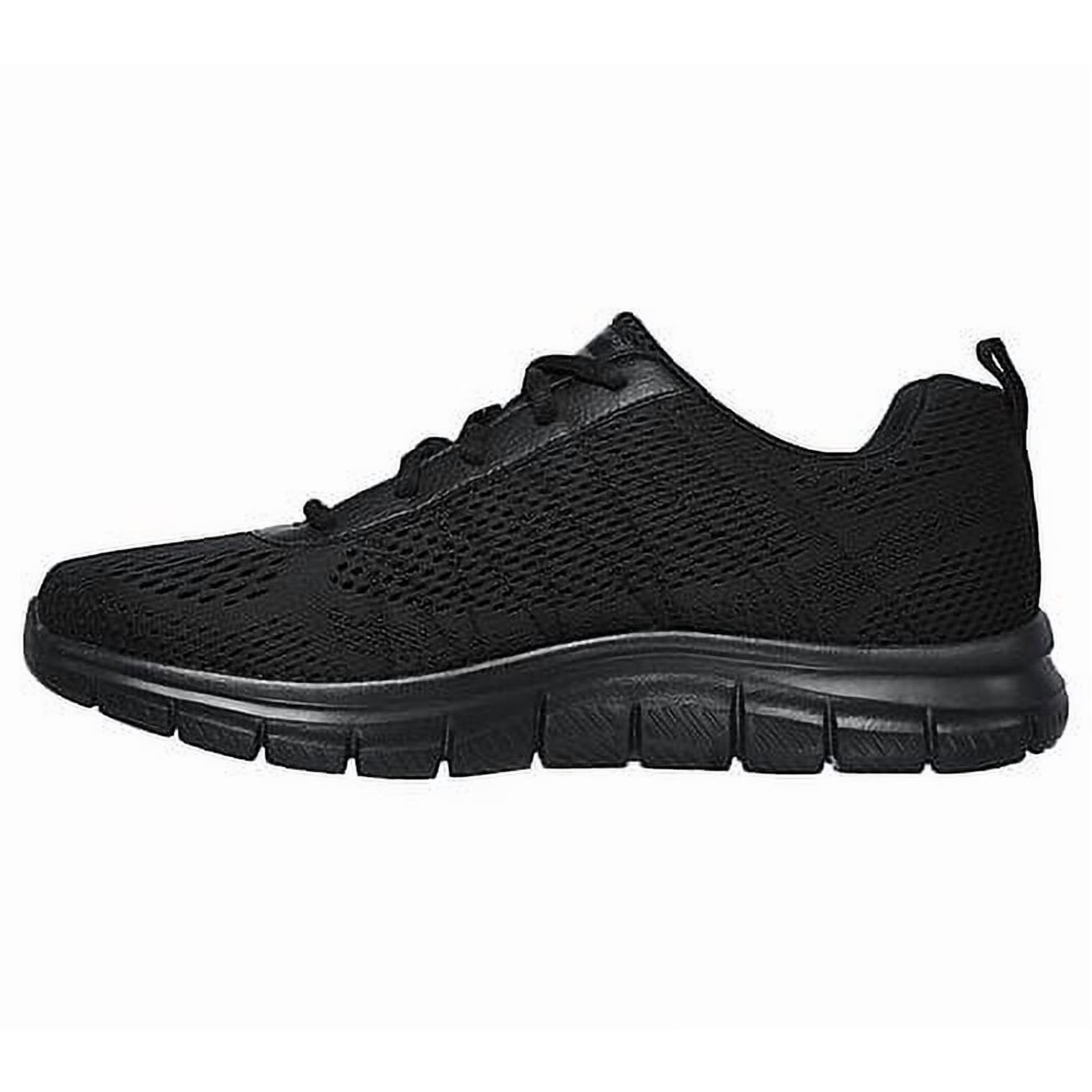 Skechers Men’s Track Moulton Lightweight Memory Foam Trainer Sneakers Black/Char