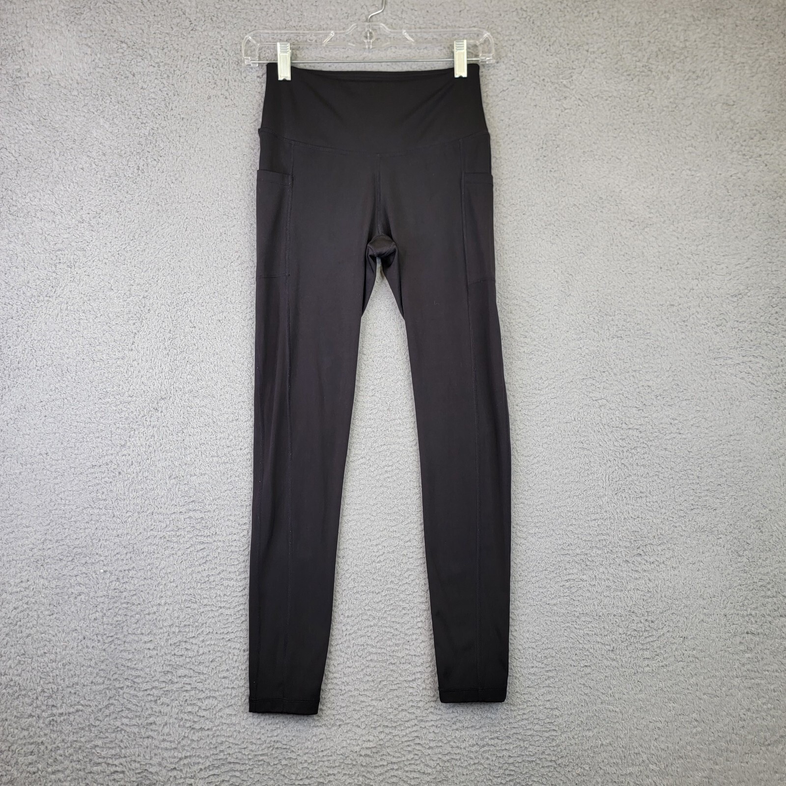 TSLA Leggings Lot Women’s Small Black Yoga Pants Pockets Compression Slimming