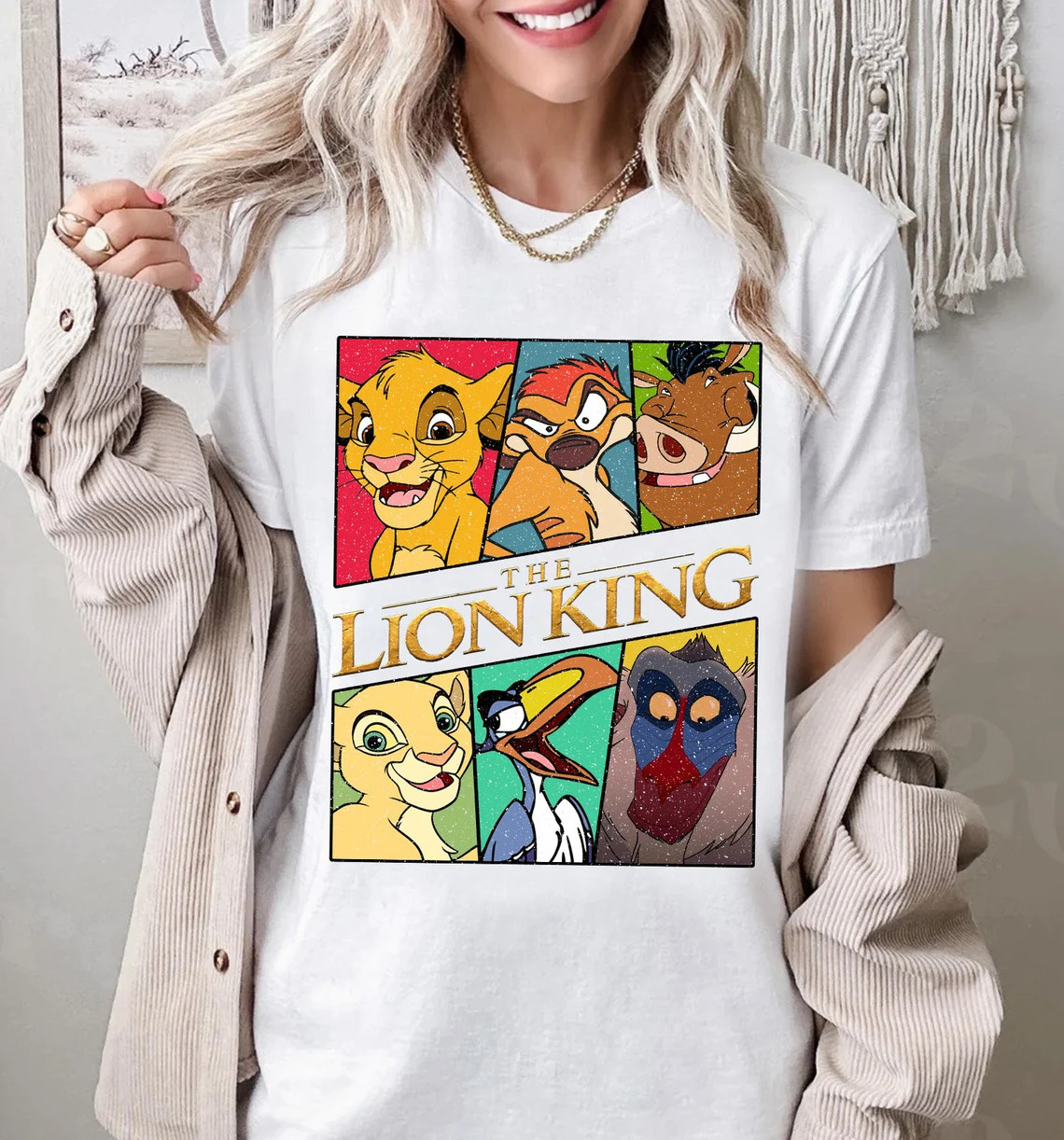 Disney The Lion King Simba Nala Timon Pumbaa Rafiki T-Shirt 2025