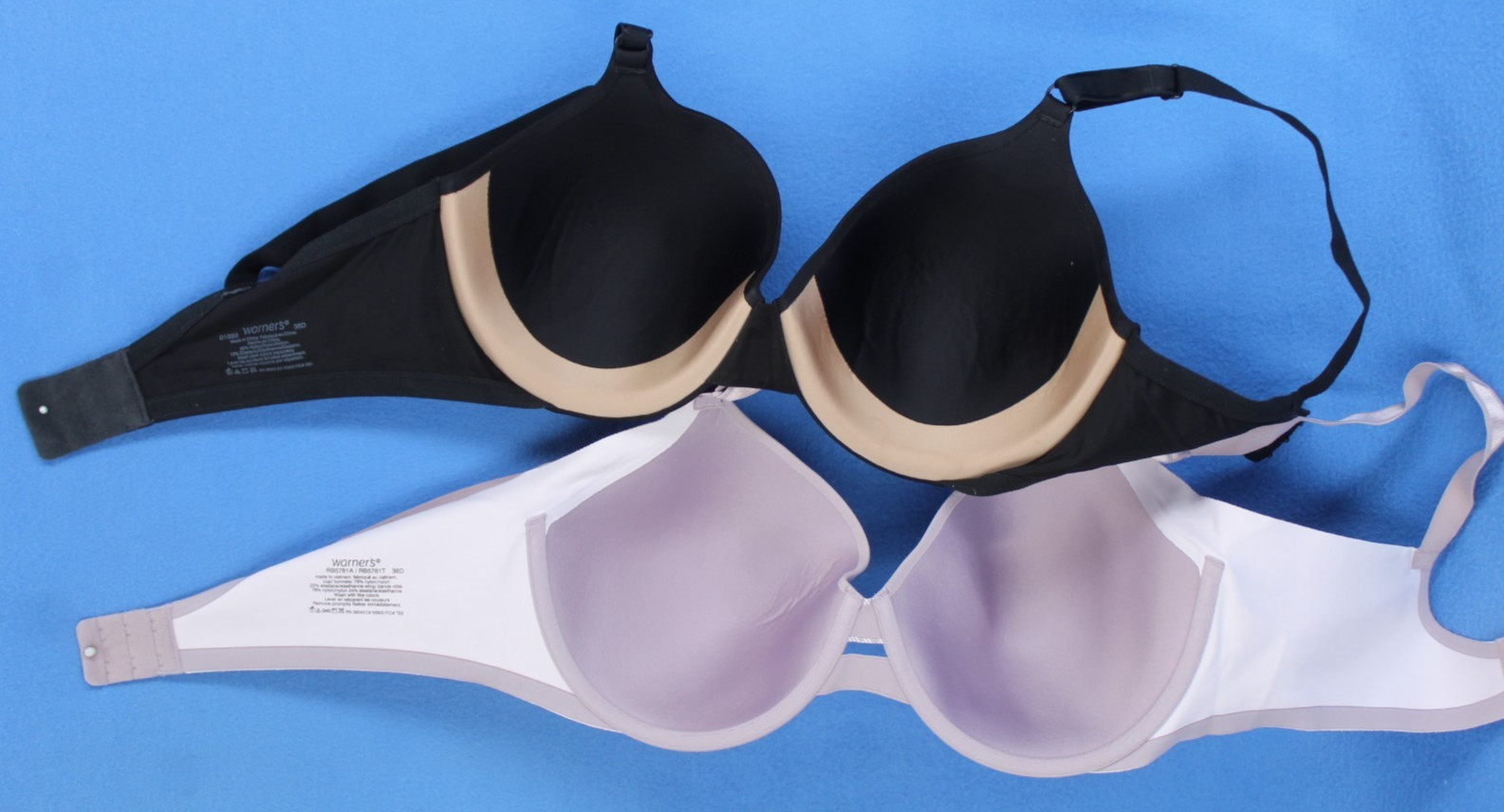 Warners RB5781A 01593 Underwire Lined T-shirt Bra Lot Size 38D #H7967