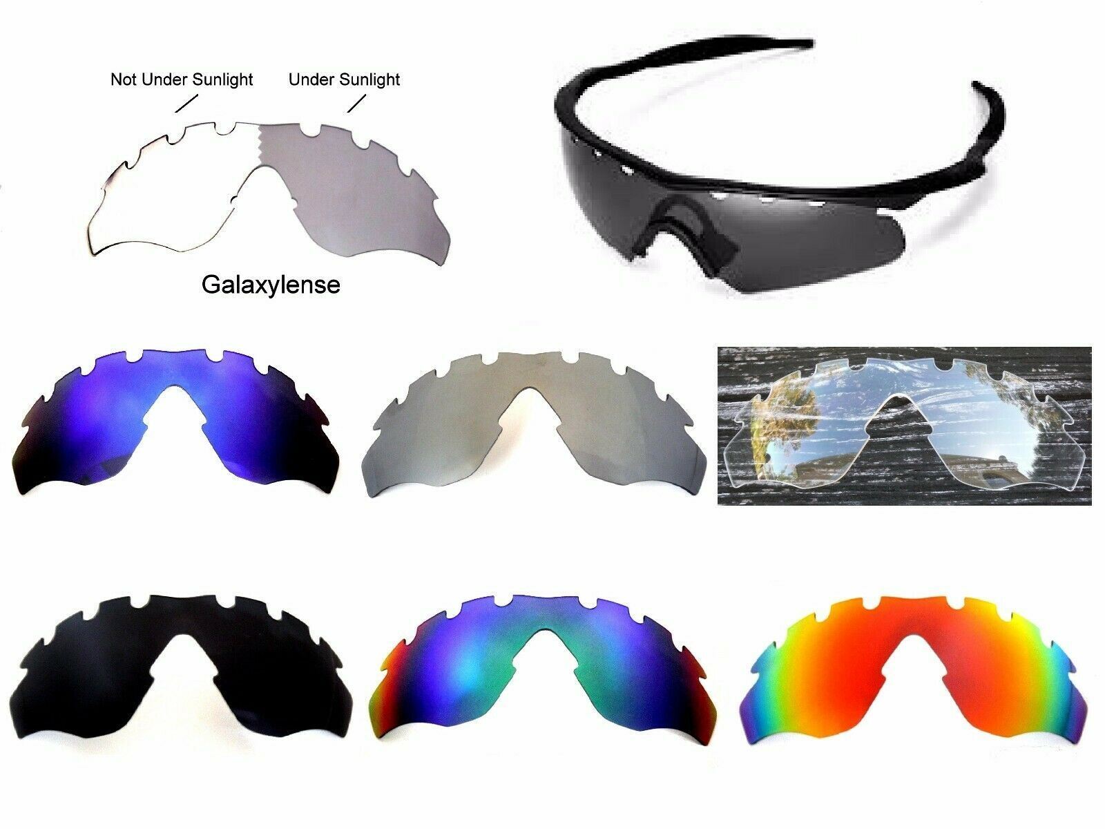 Galaxy Replacement Lenses For Oakley M2 Frame Vented Multi-Color,SPECIAL OFFER!
